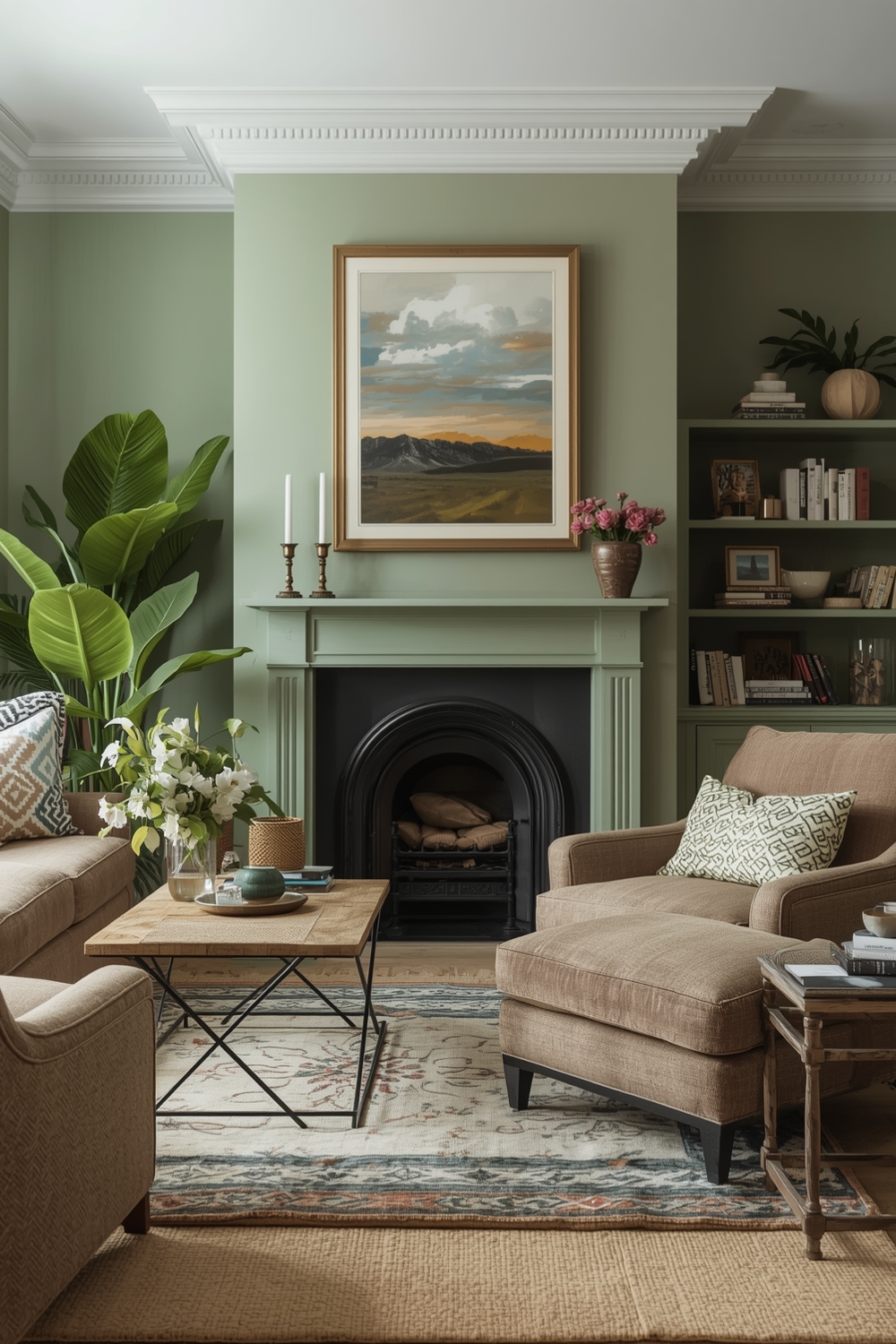 Accents That Pop With Sage