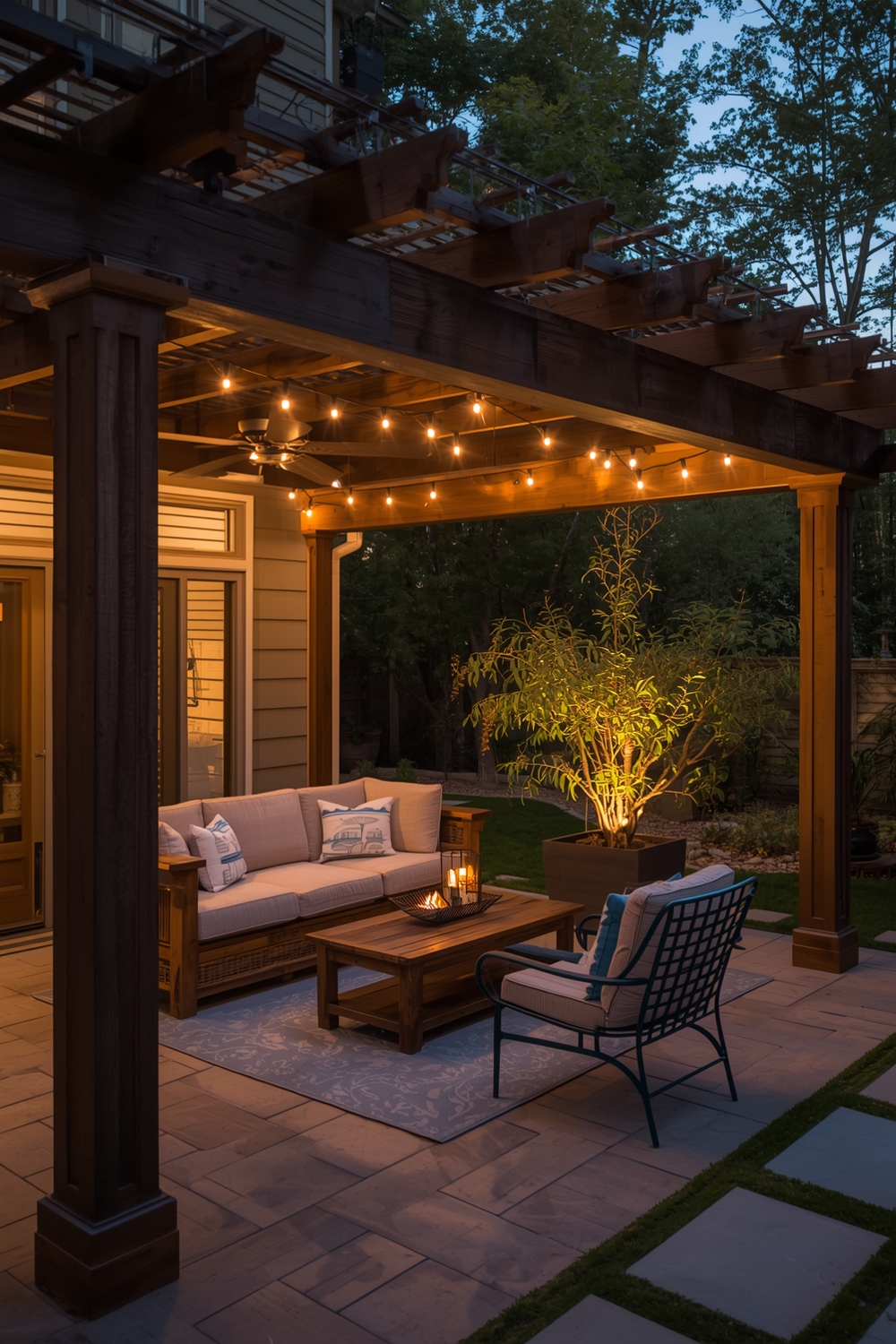 Adding Lighting to Your Pergola