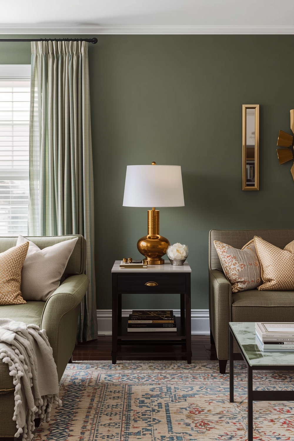 Adding Warmth With Sage Green