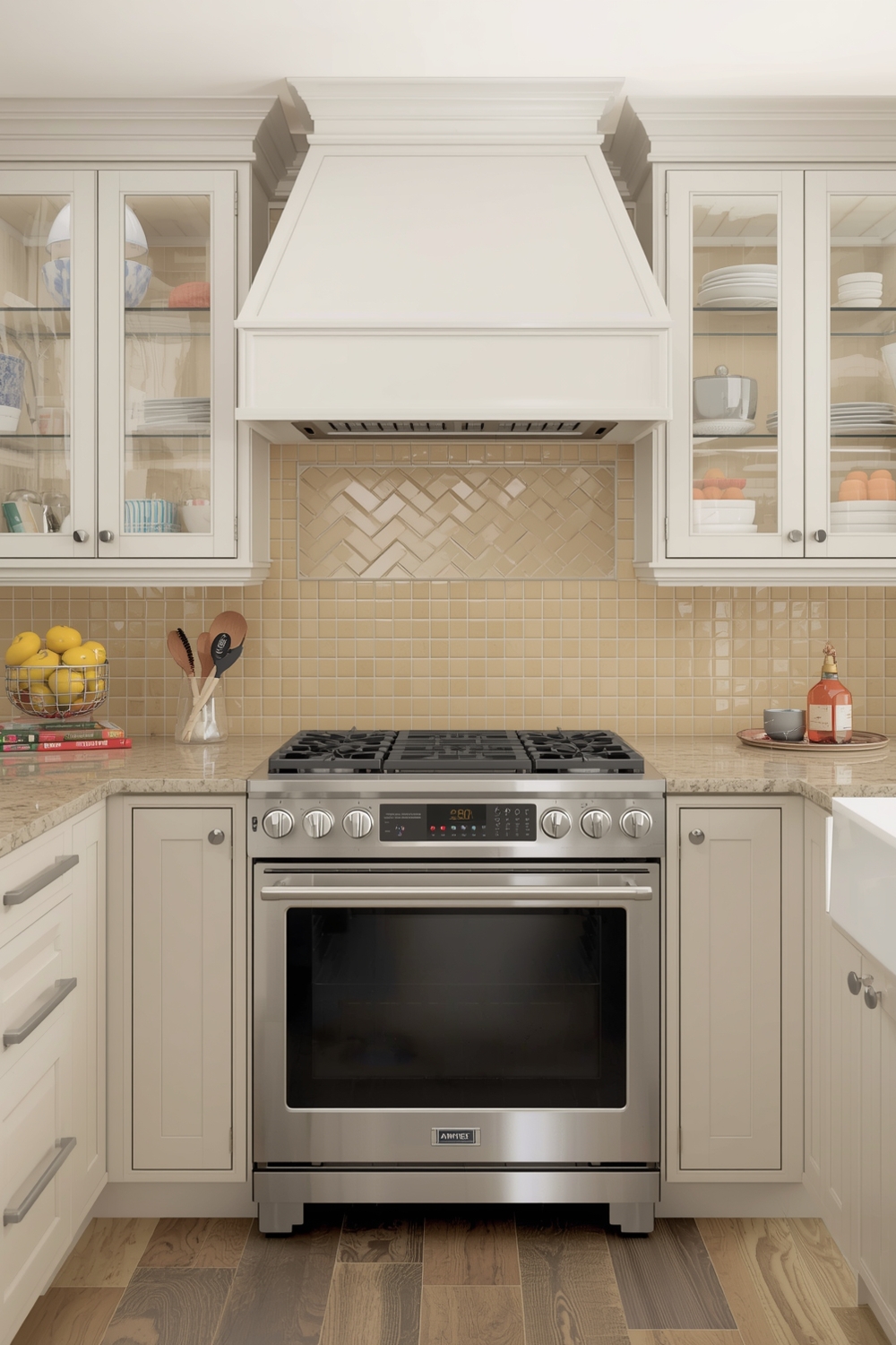 Beige Cabinet Backsplash Ideas