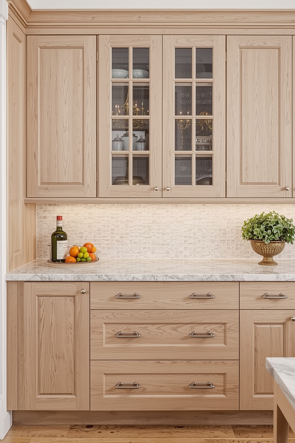 Choosing Cabinet Handles for White Oak Designs