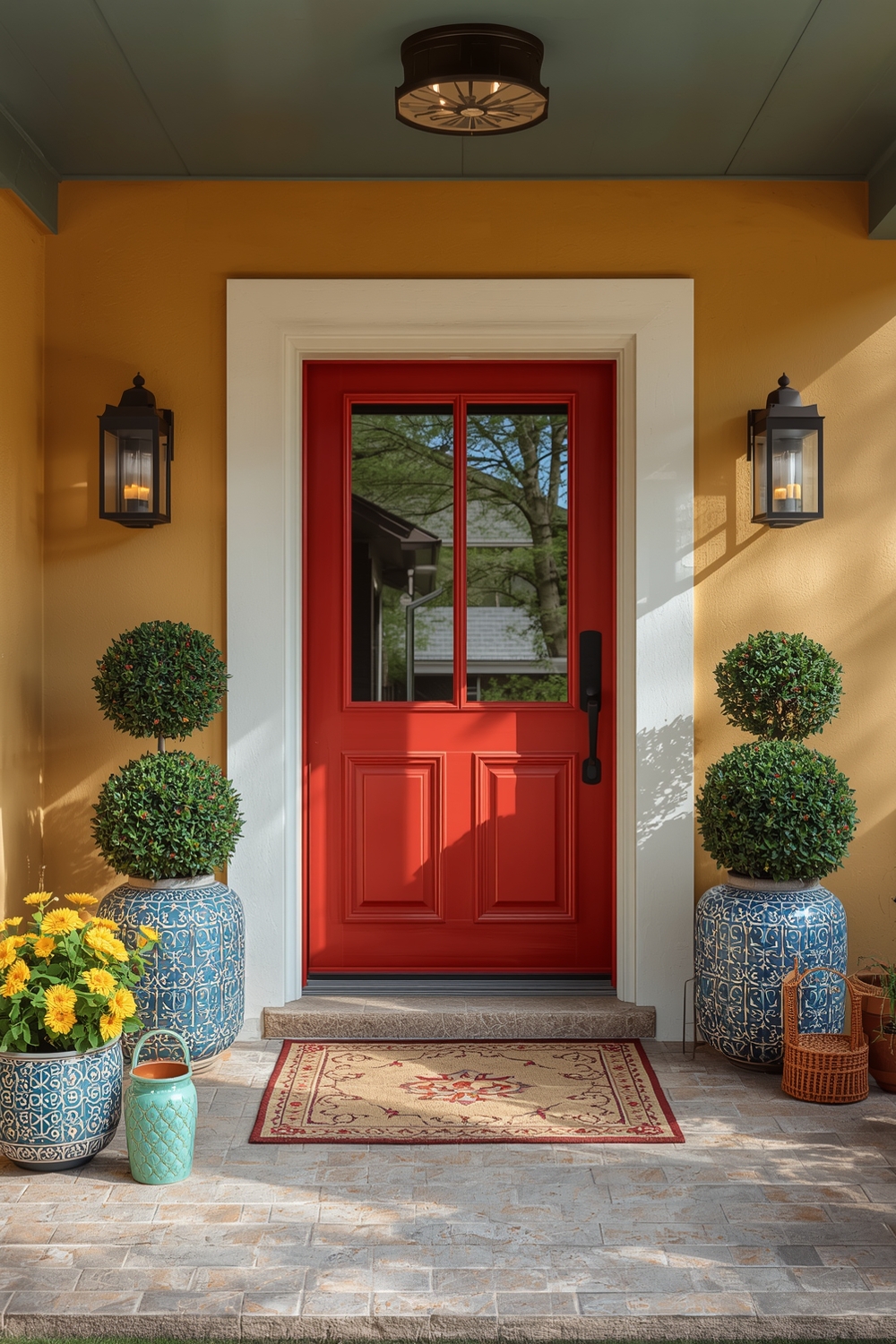 Colorful Outdoor Accents