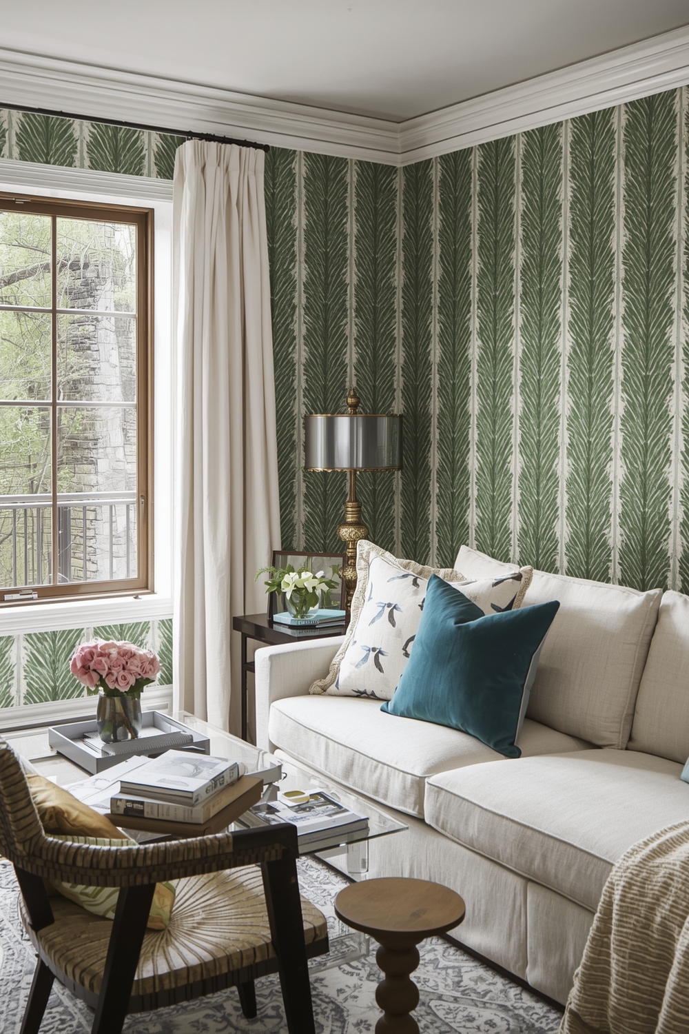 Combining Patterns & Green Hues