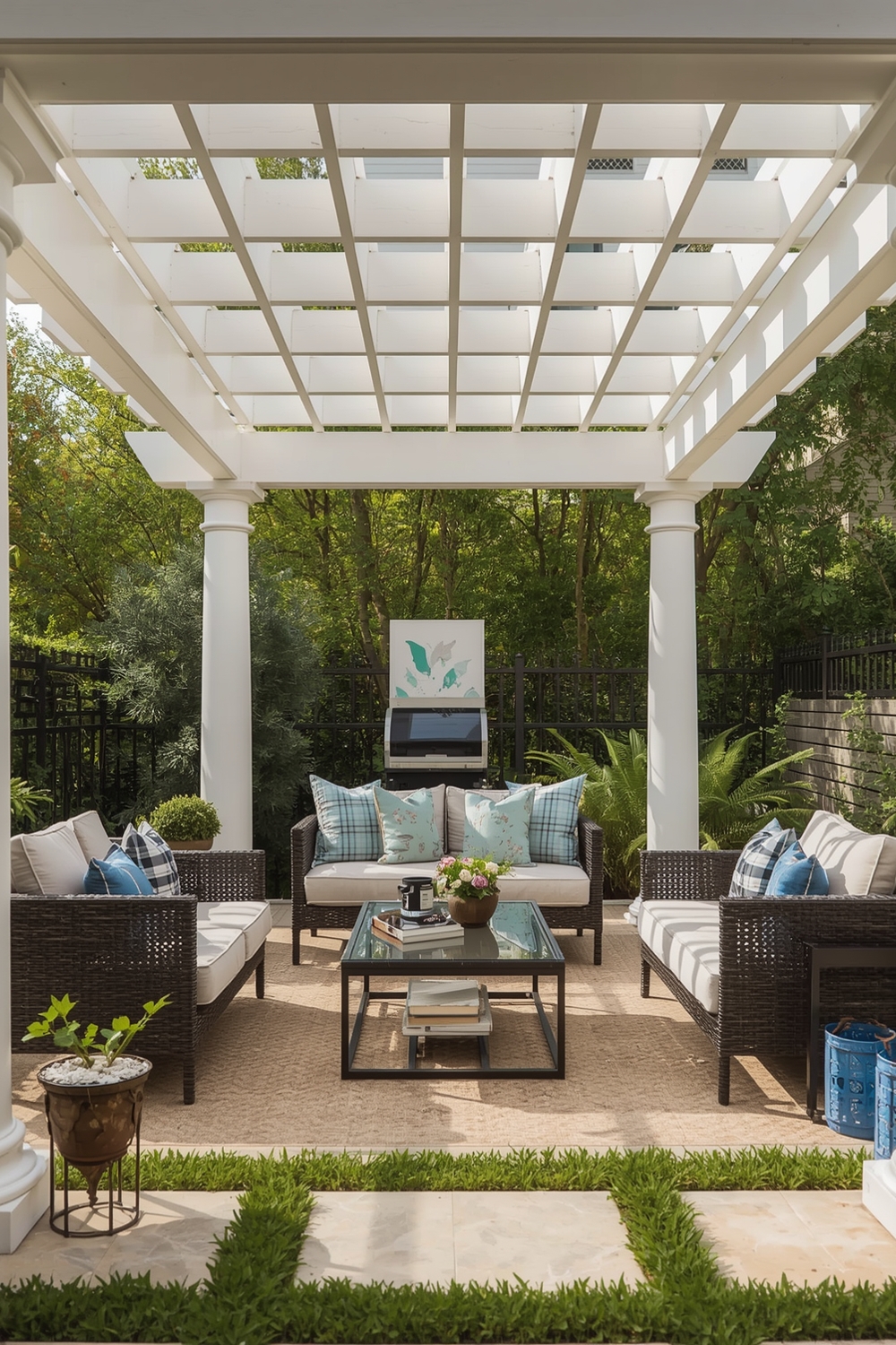 Combining Pergola Spaces with Seating Areas