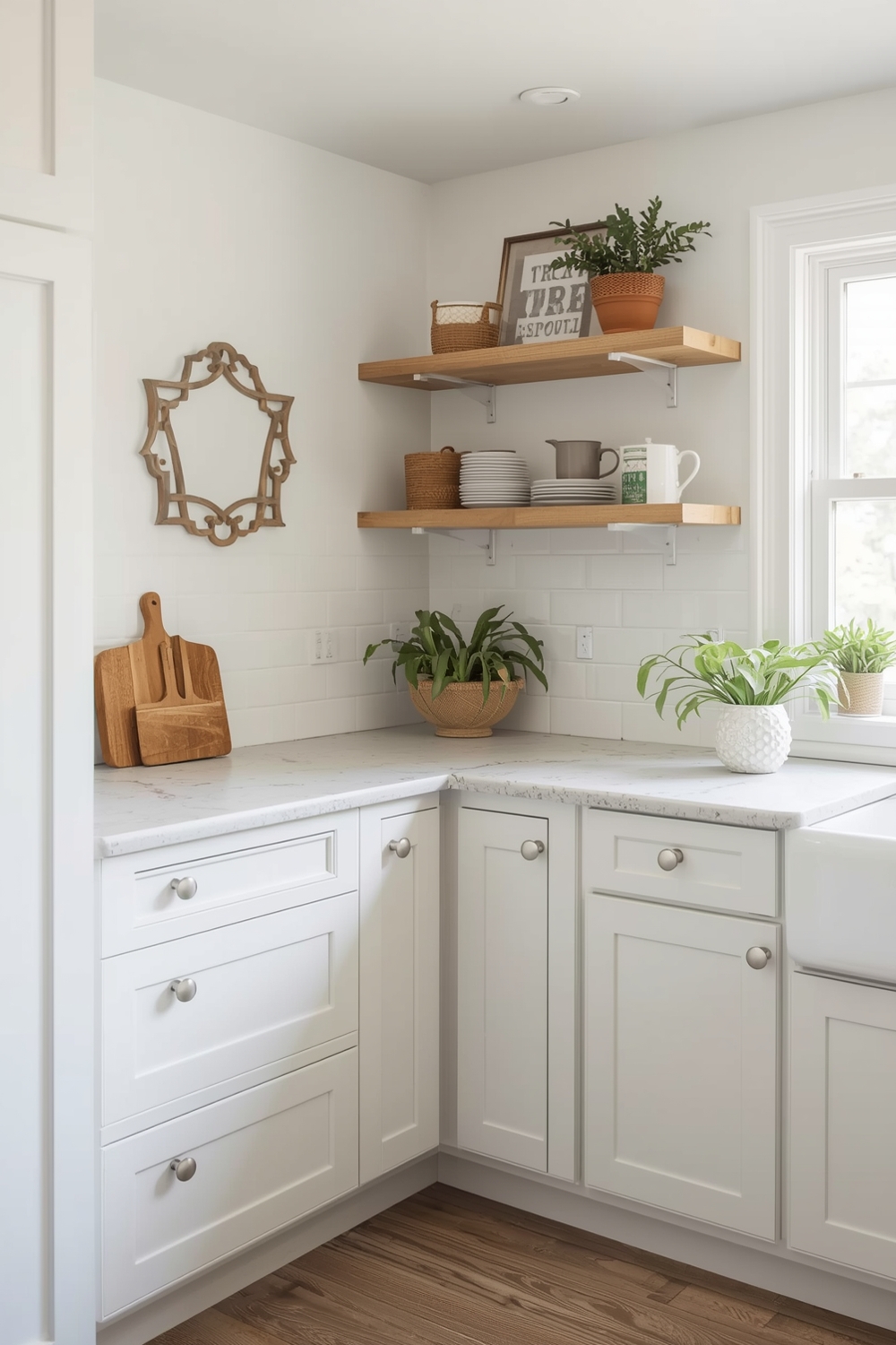 Cozy Corner Ideas for White Oak Kitchens