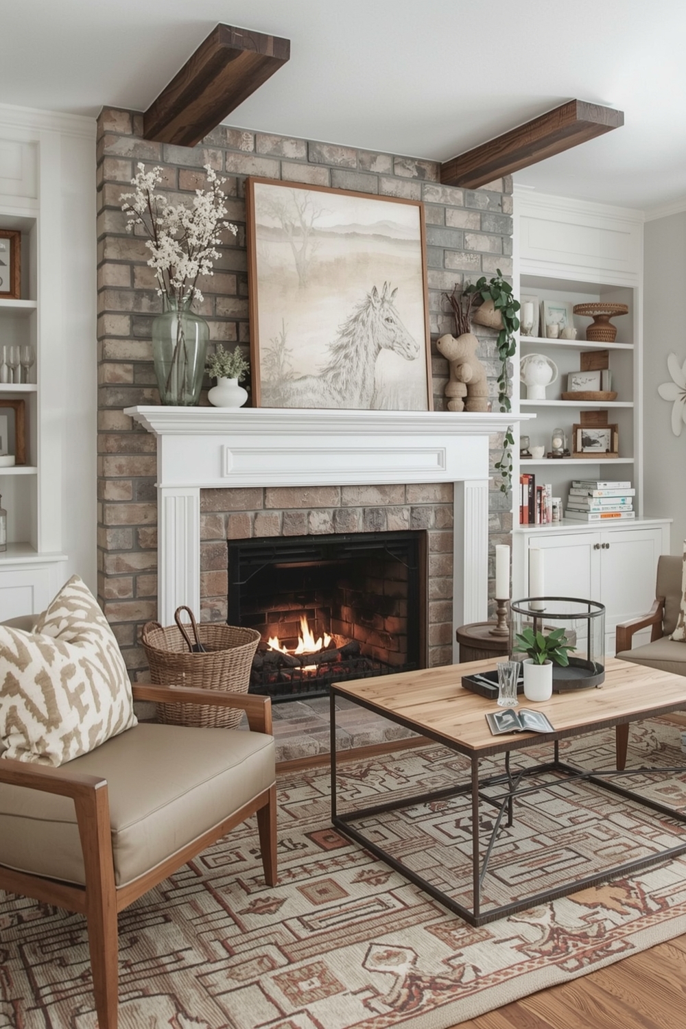 Cozy Seating Ideas Around Your Fireplace