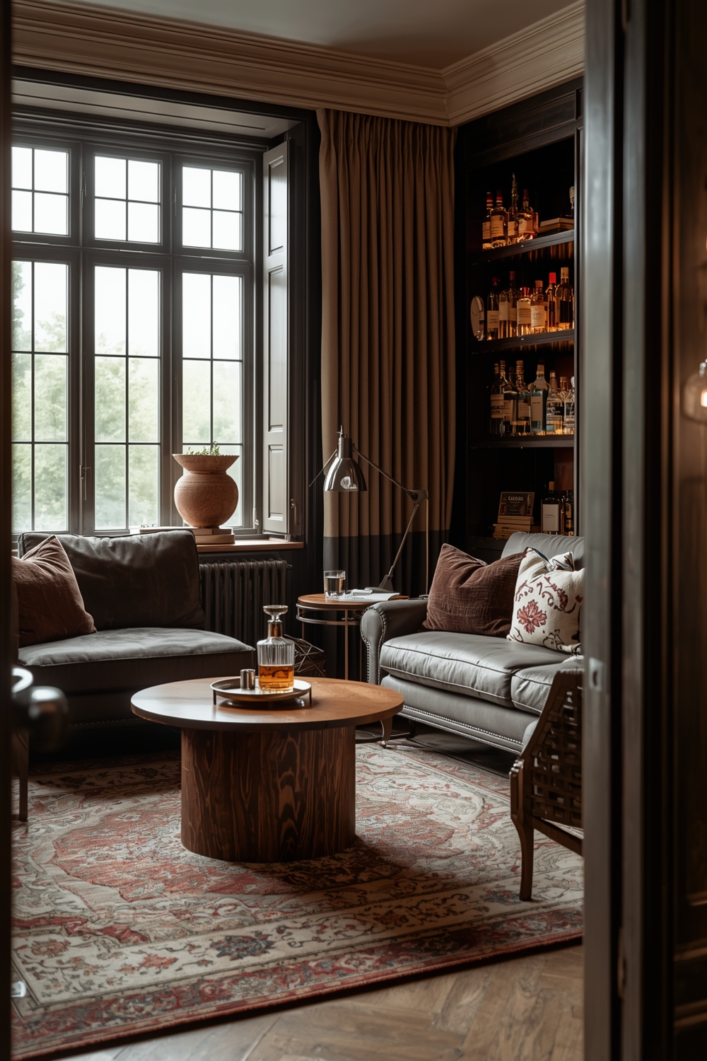 Cozy Whiskey Lounge Design Ideas
