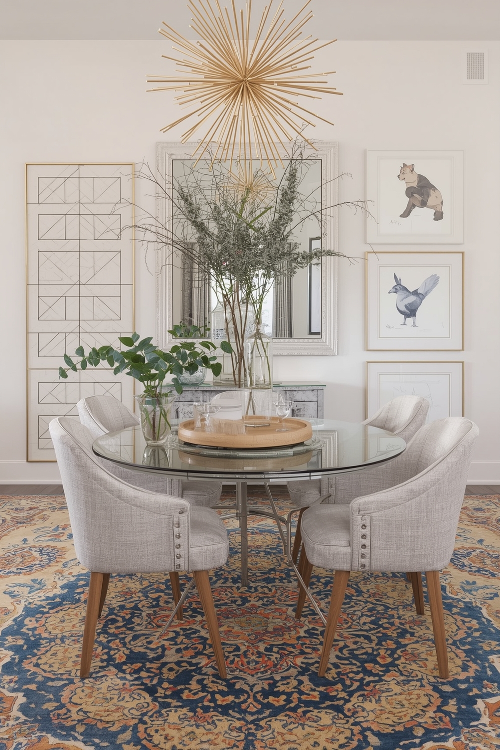 Creating a Focal Point with Art or Mirror