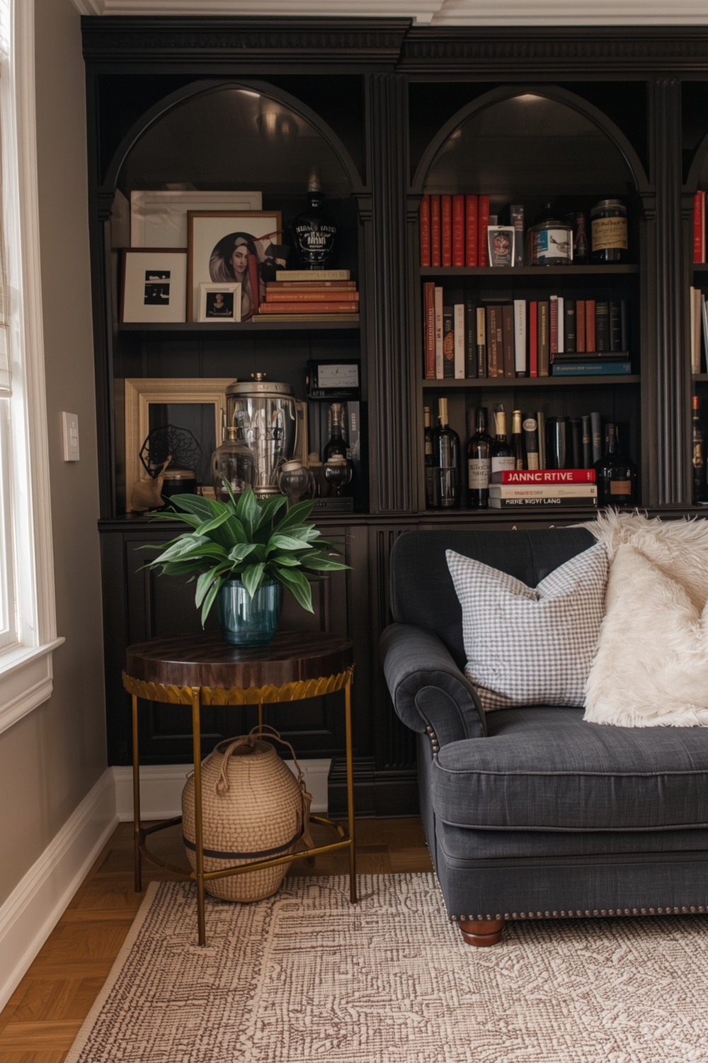 Creating a Welcoming Whiskey Lounge Corner