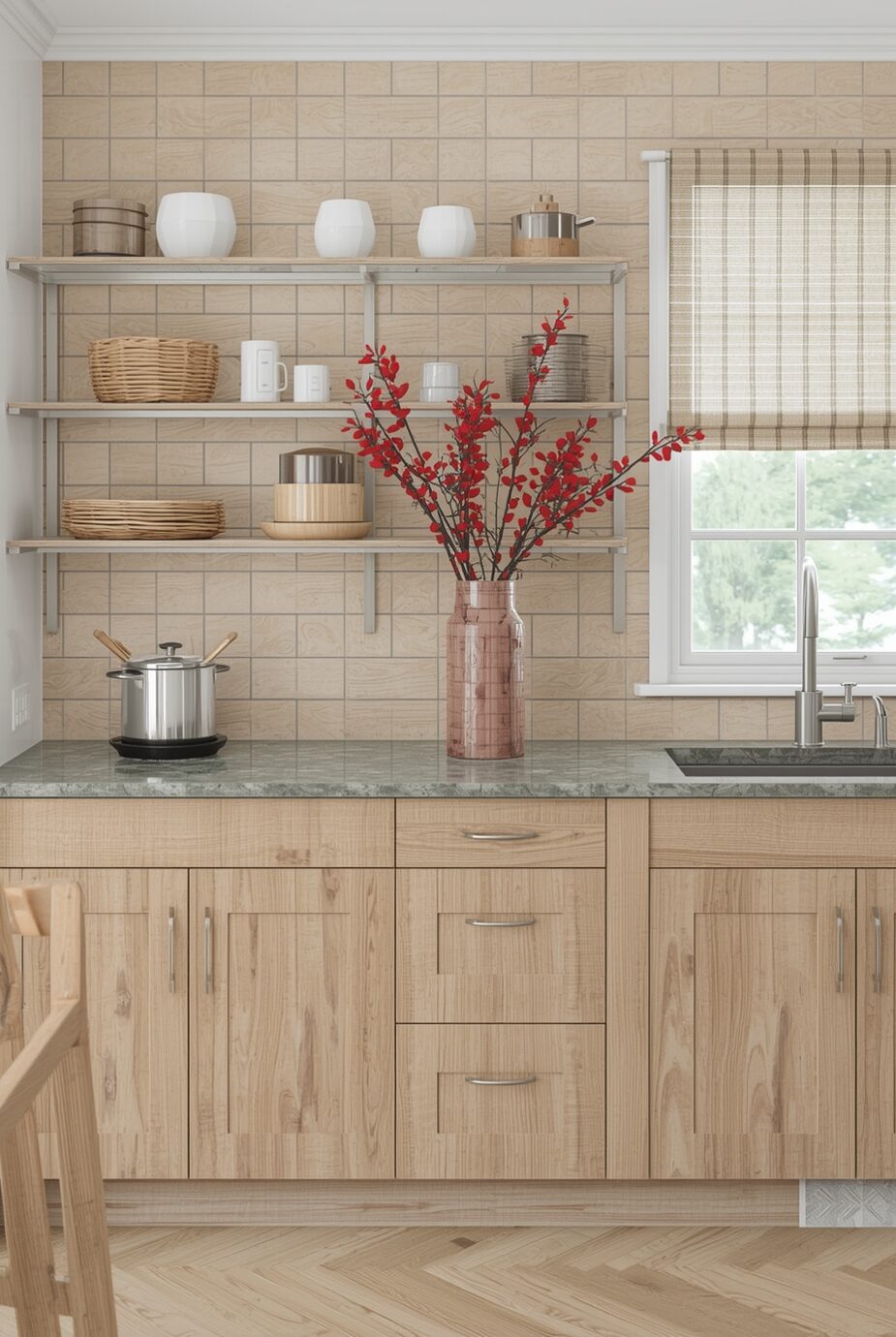 Creative Storage Solutions for White Oak Kitchens