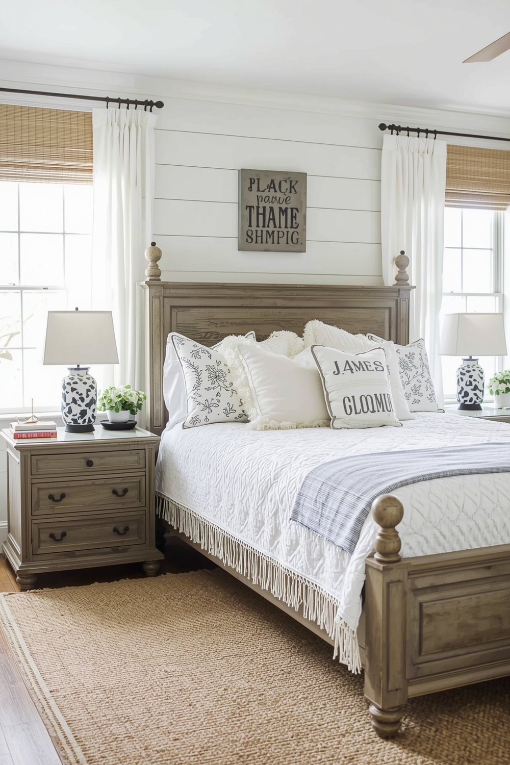DIY Farmhouse Bedroom Updates