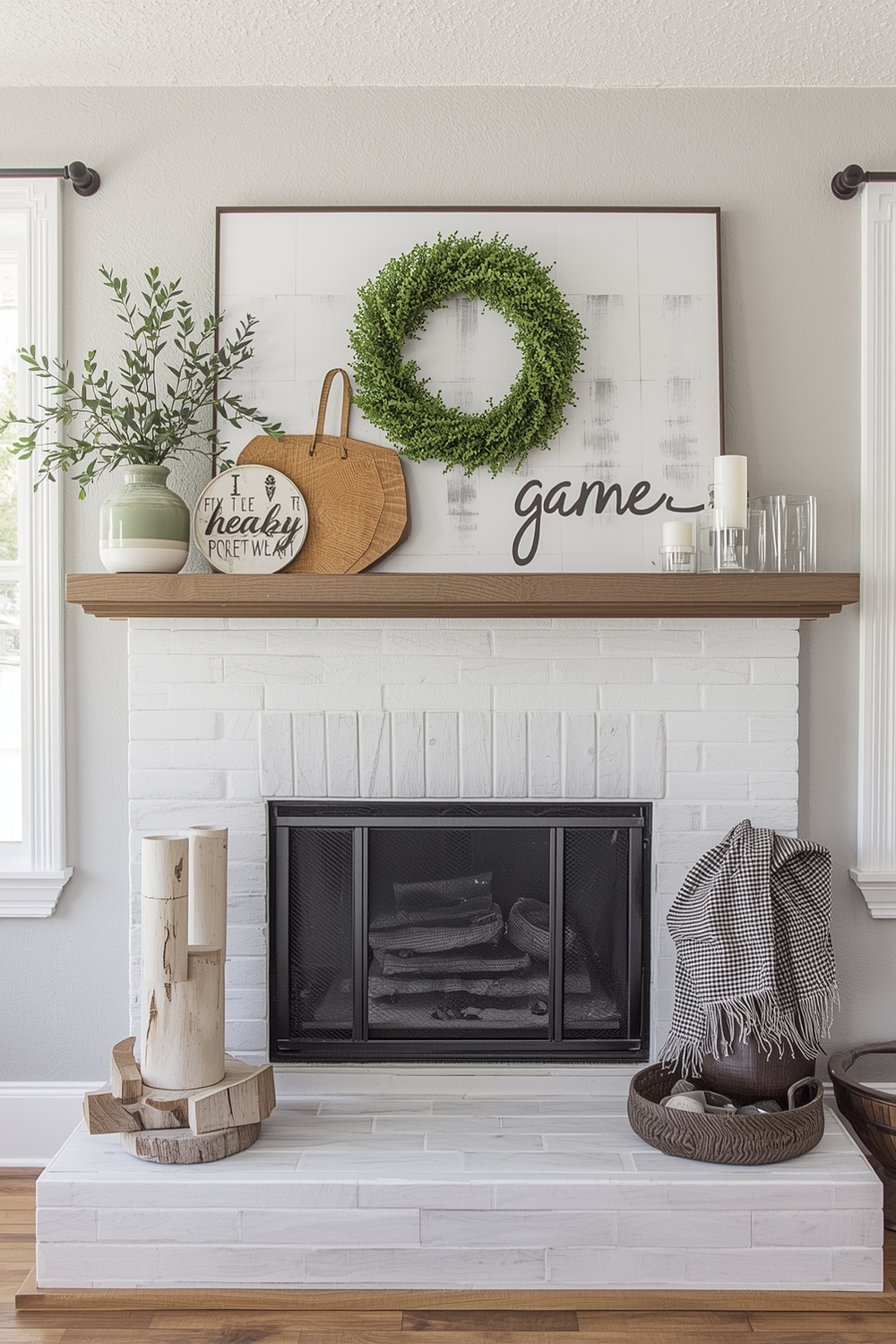 DIY Rustic & Modern Mantel Projects