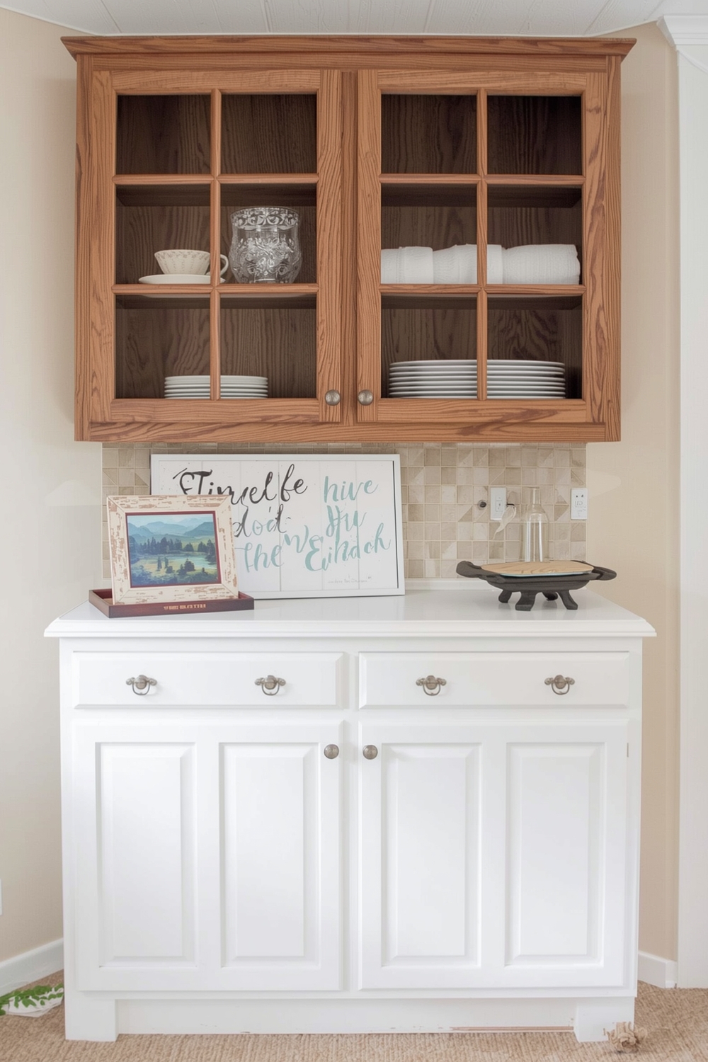 DIY White Oak Cabinet Makeovers