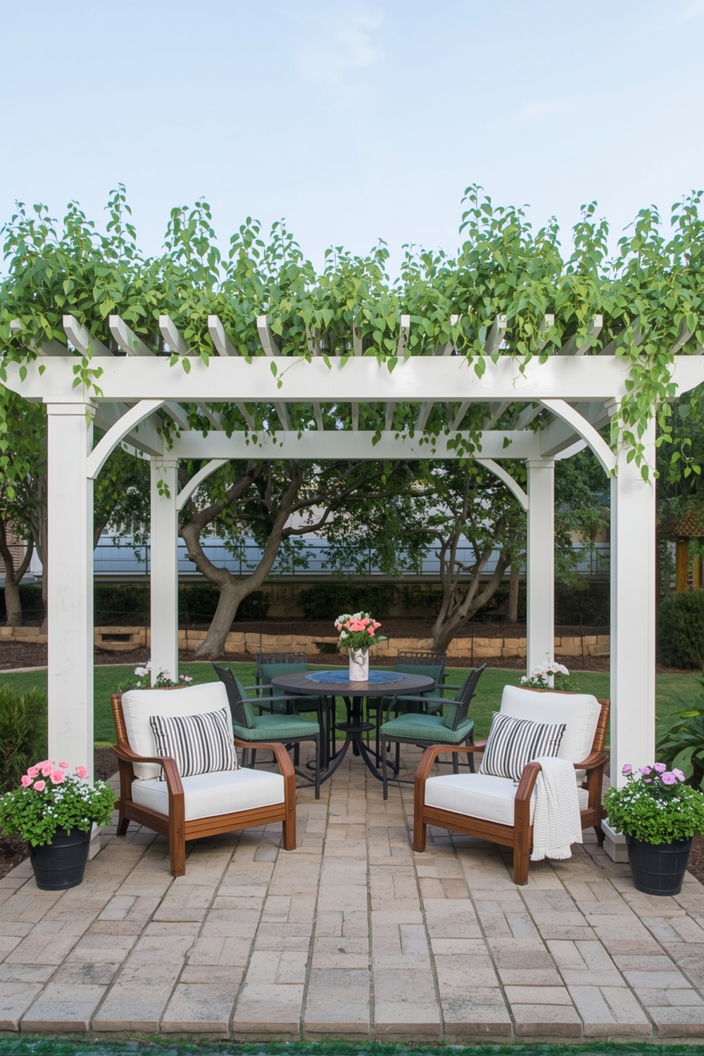Decorating Pergolas for Every Season