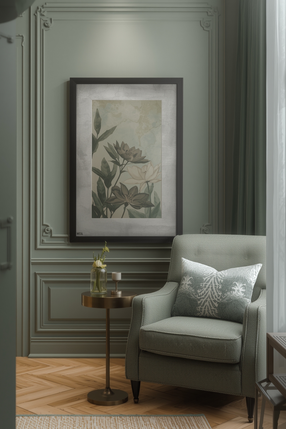 Elegant Sage Green Accessories