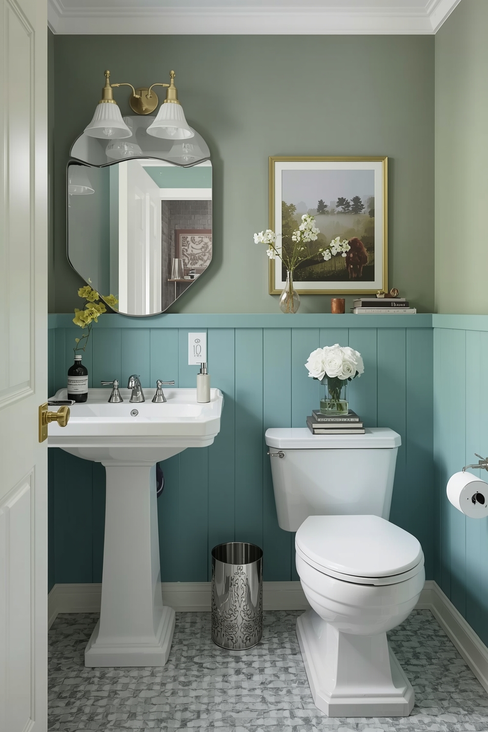 Fresh Color Palettes for Bathrooms