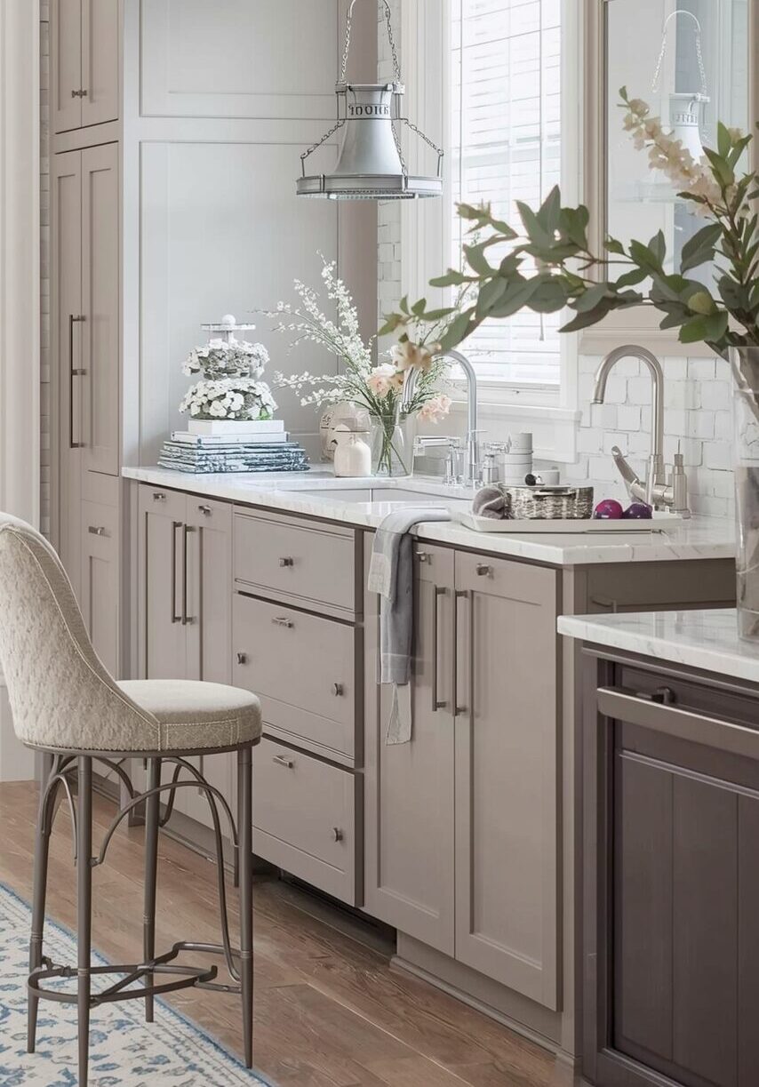 Hardware Trends for Beige Cabinet Updates