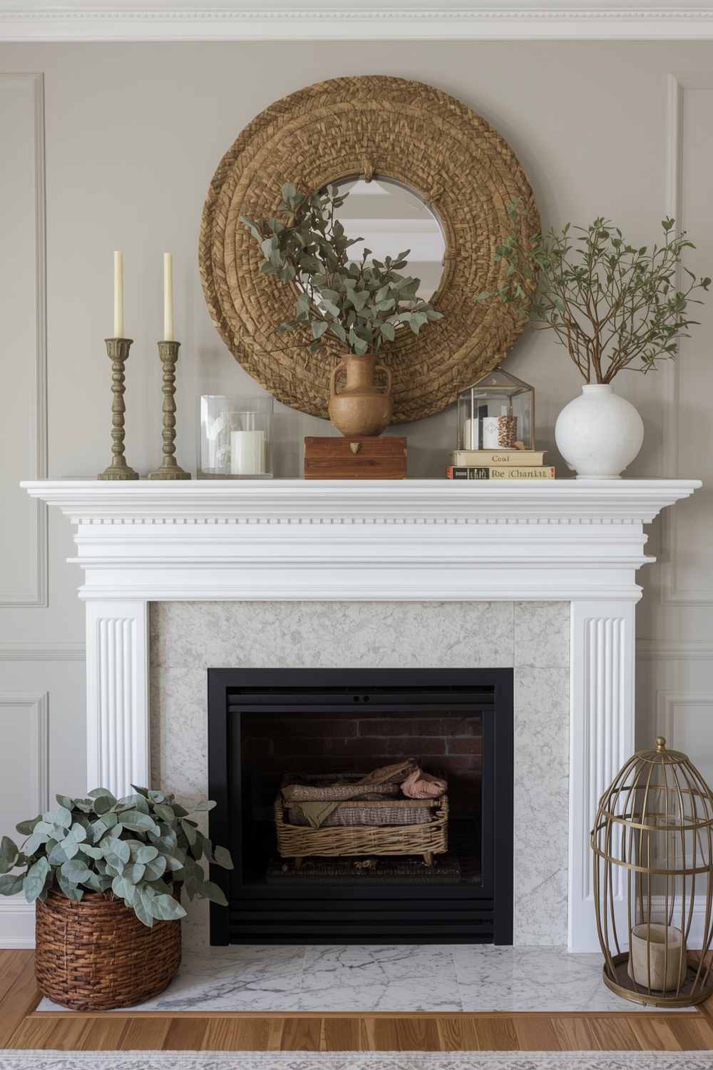 How to Layer Textures on a Mantel