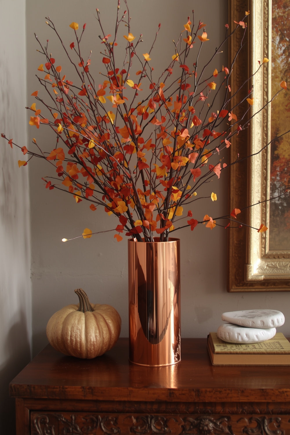 Incorporating Metallic Accents in Autumn