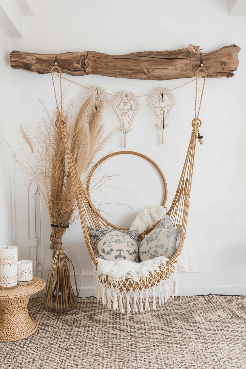 Incorporating Natural Materials in Hammock Area