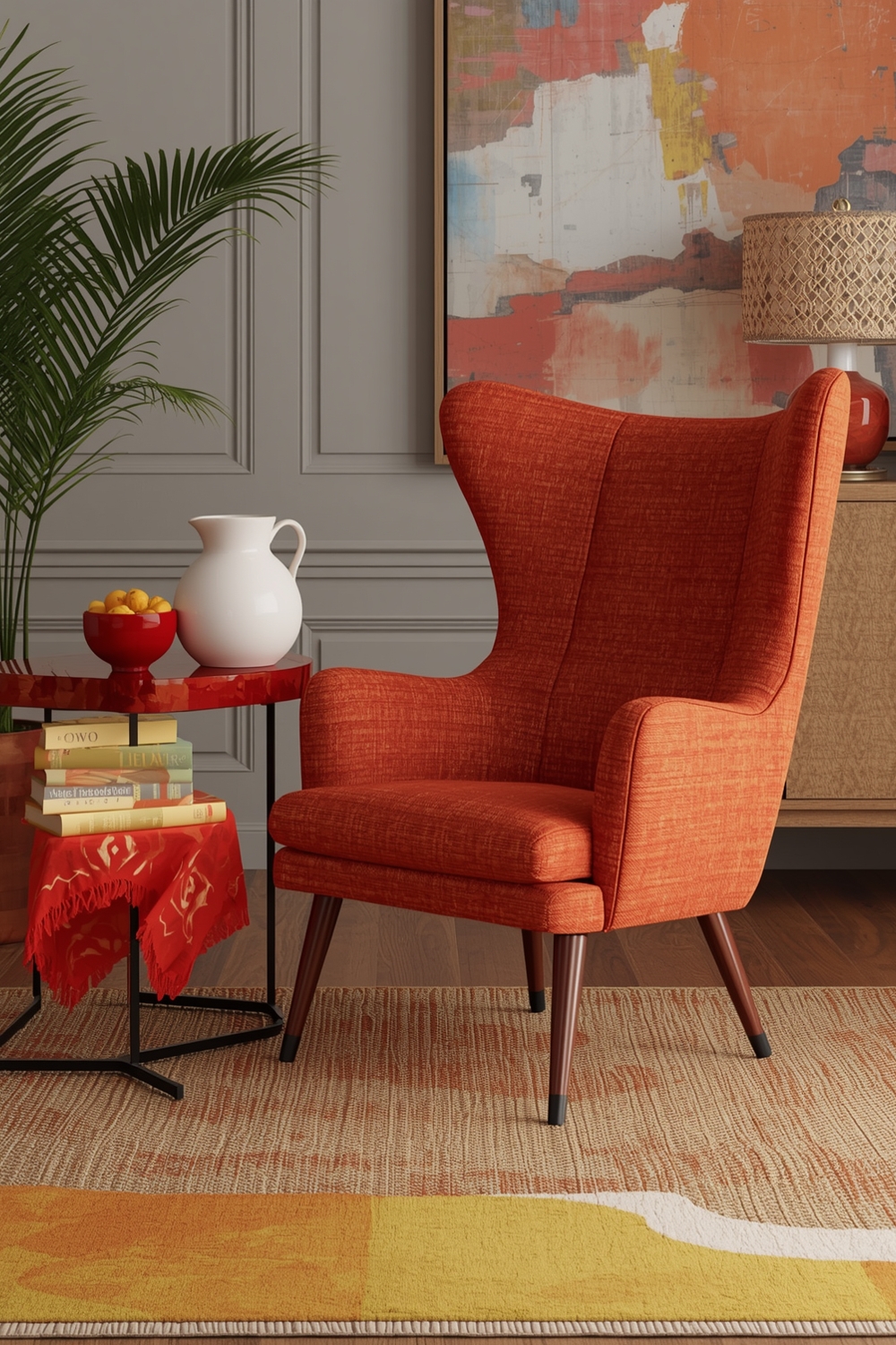 Incorporating Orange, Red & Yellow Accents