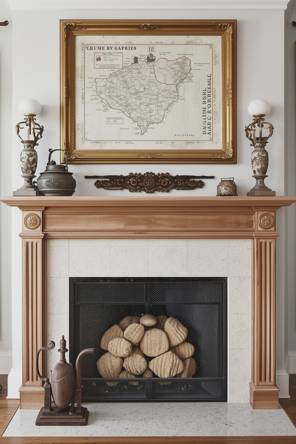 Incorporating Vintage Pieces into Mantel Decor
