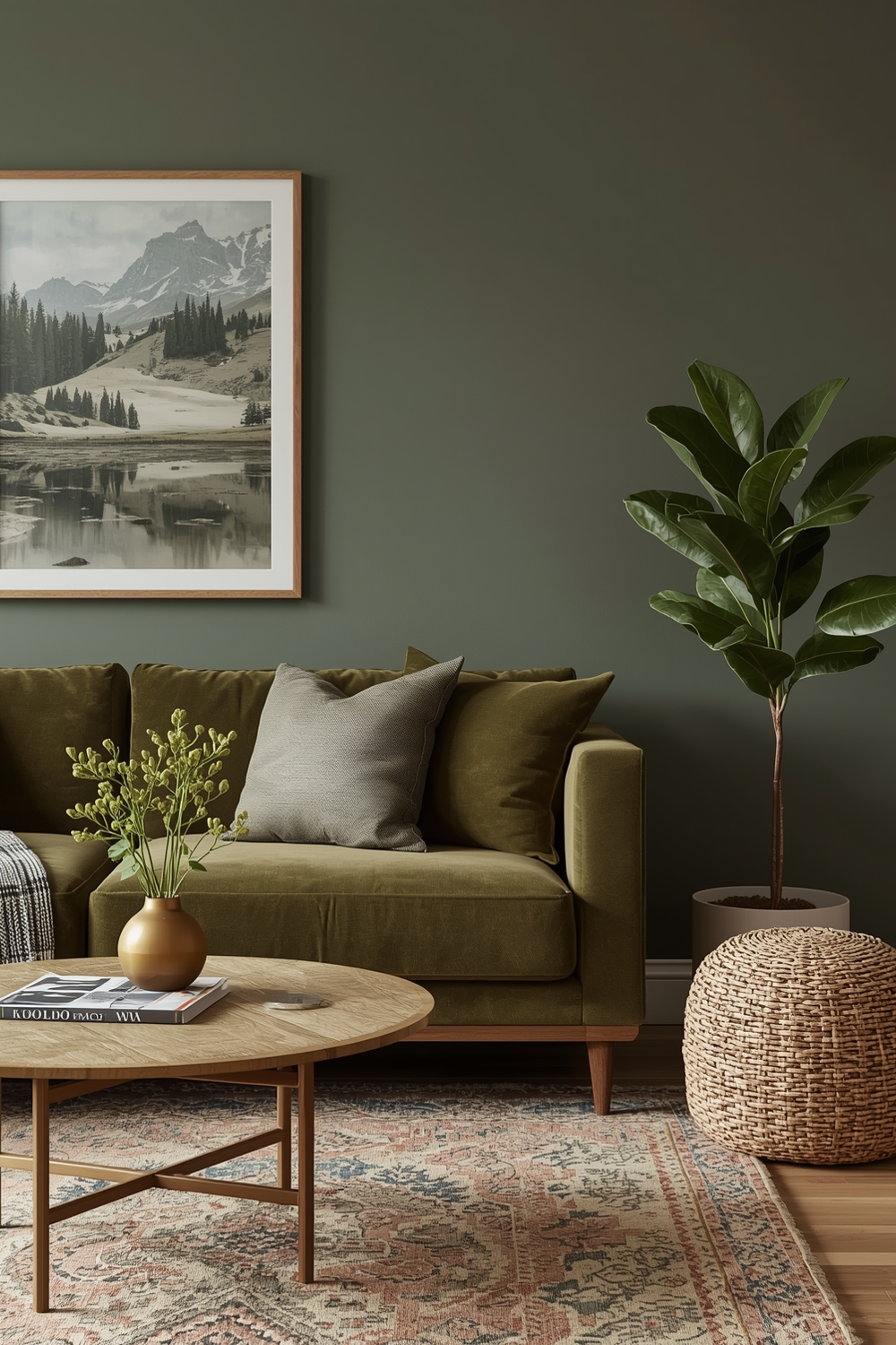 Layering Olive Green Hues