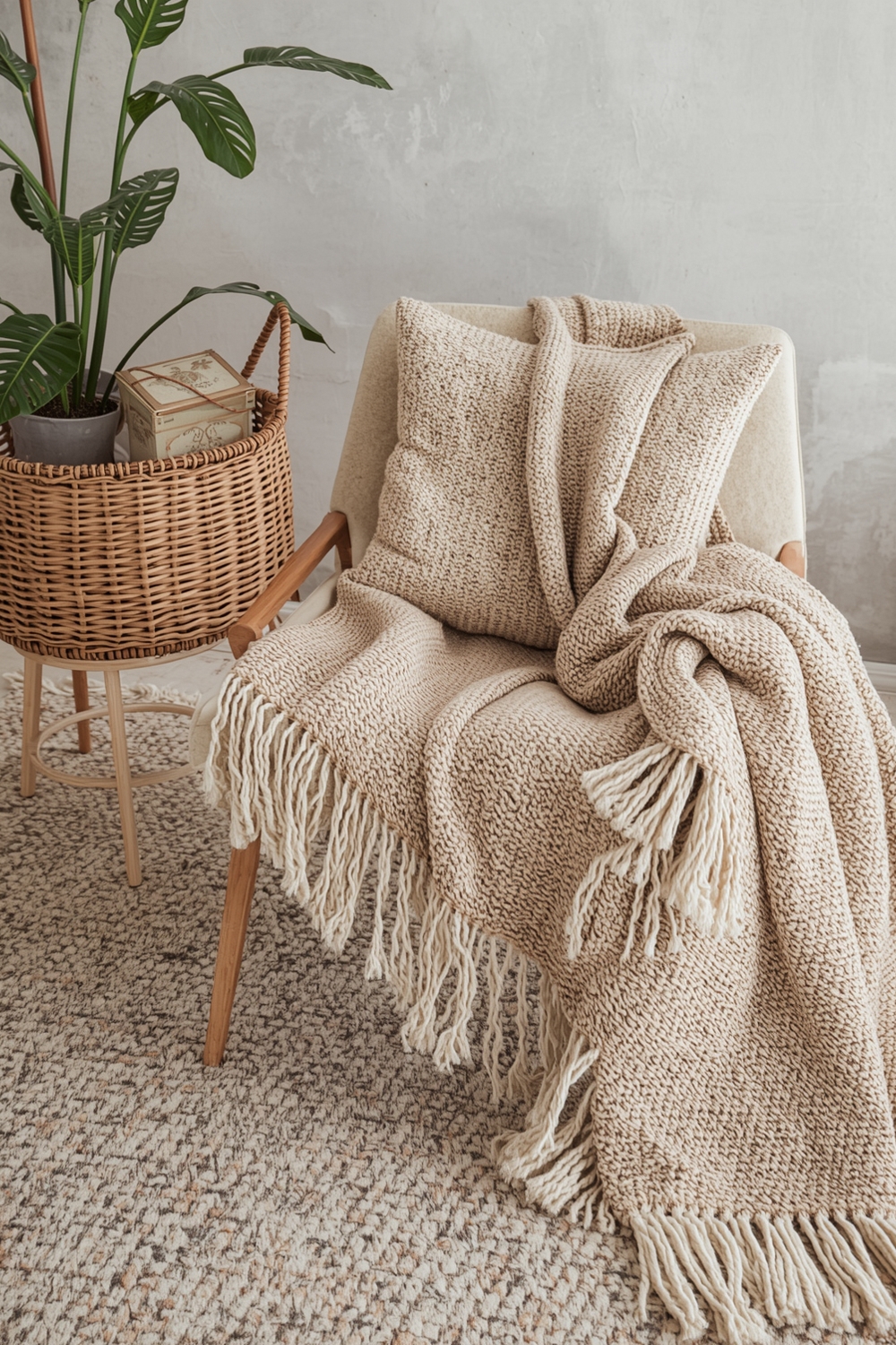 Layering Rugs & Throws for Warmth