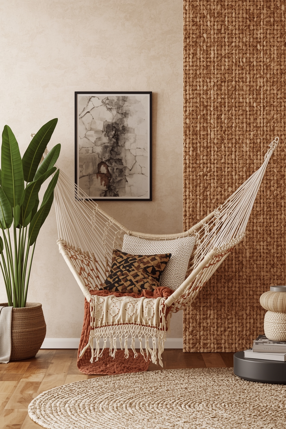 Layering Textures & Patterns Around Hammock