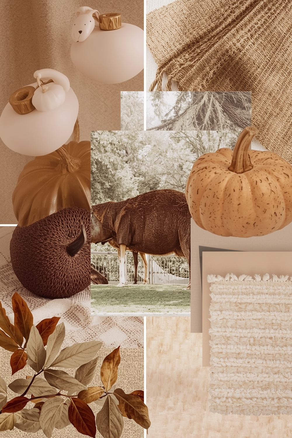 Layering Textures for a Warm Fall Look