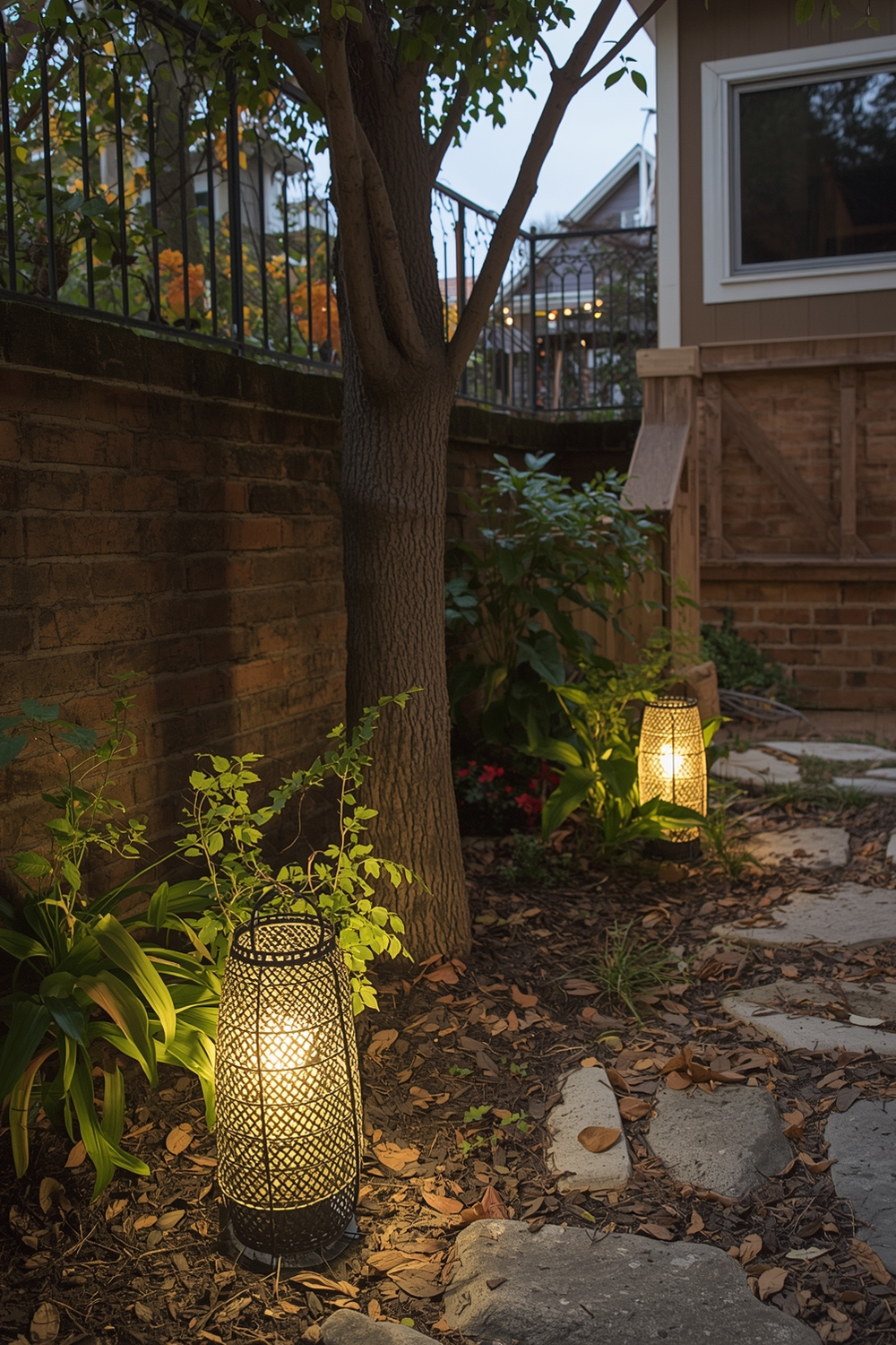 Low-Cost Garden Lighting Ideas