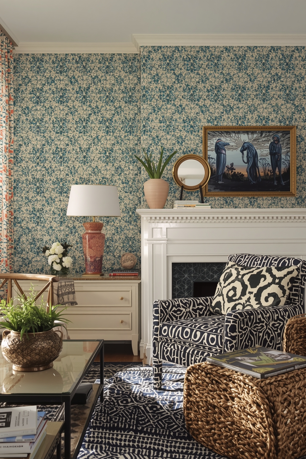 Mixing Patterns for Visual Interest