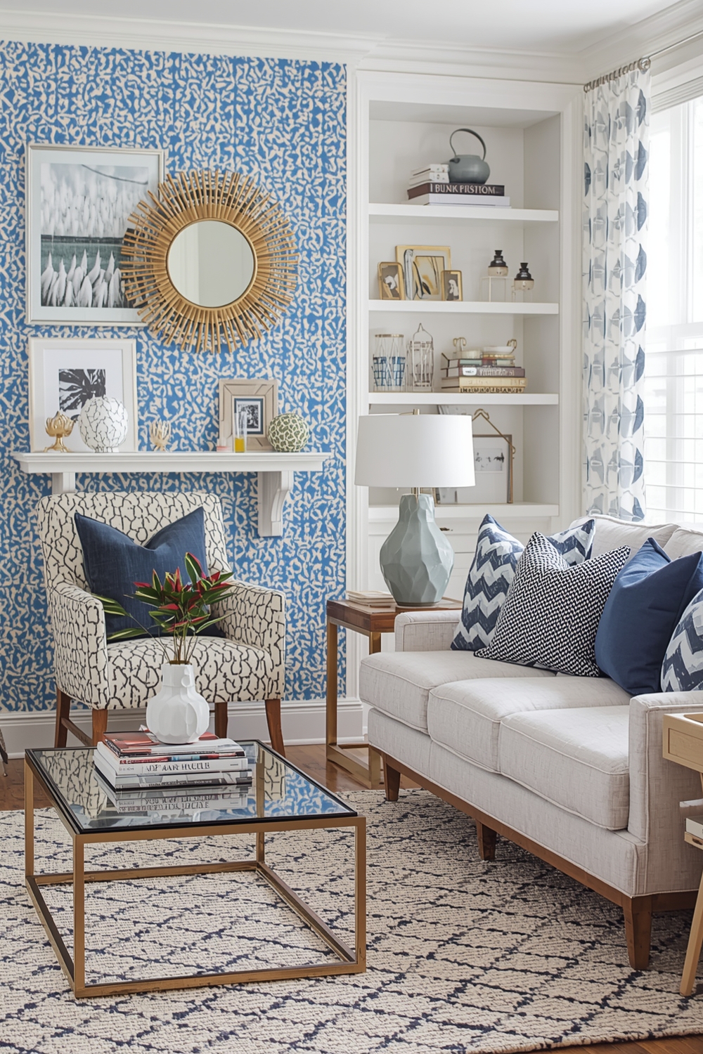 Mixing Patterns in Fall Living Rooms
