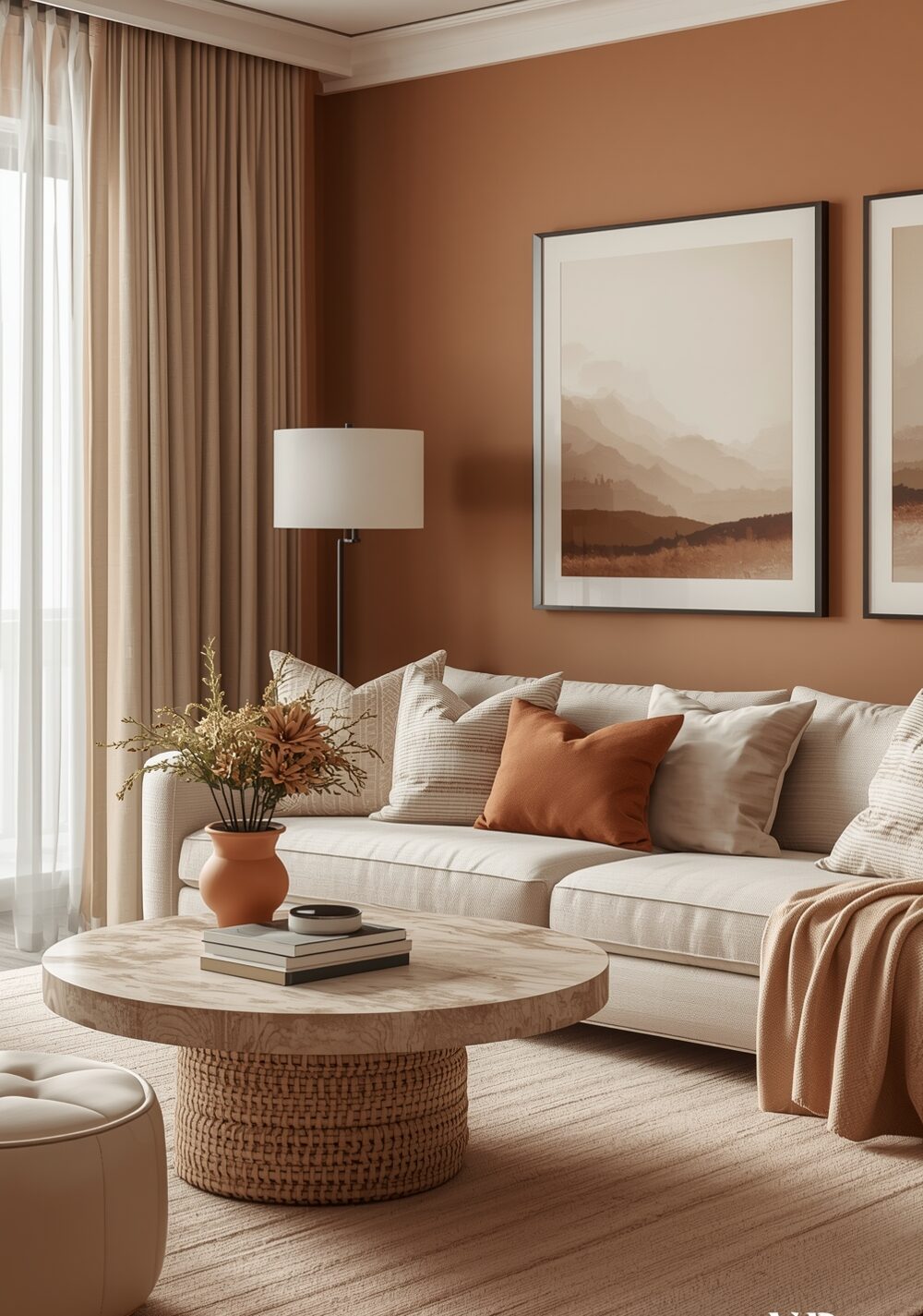 Mixing Warm Tones with Neutrals
