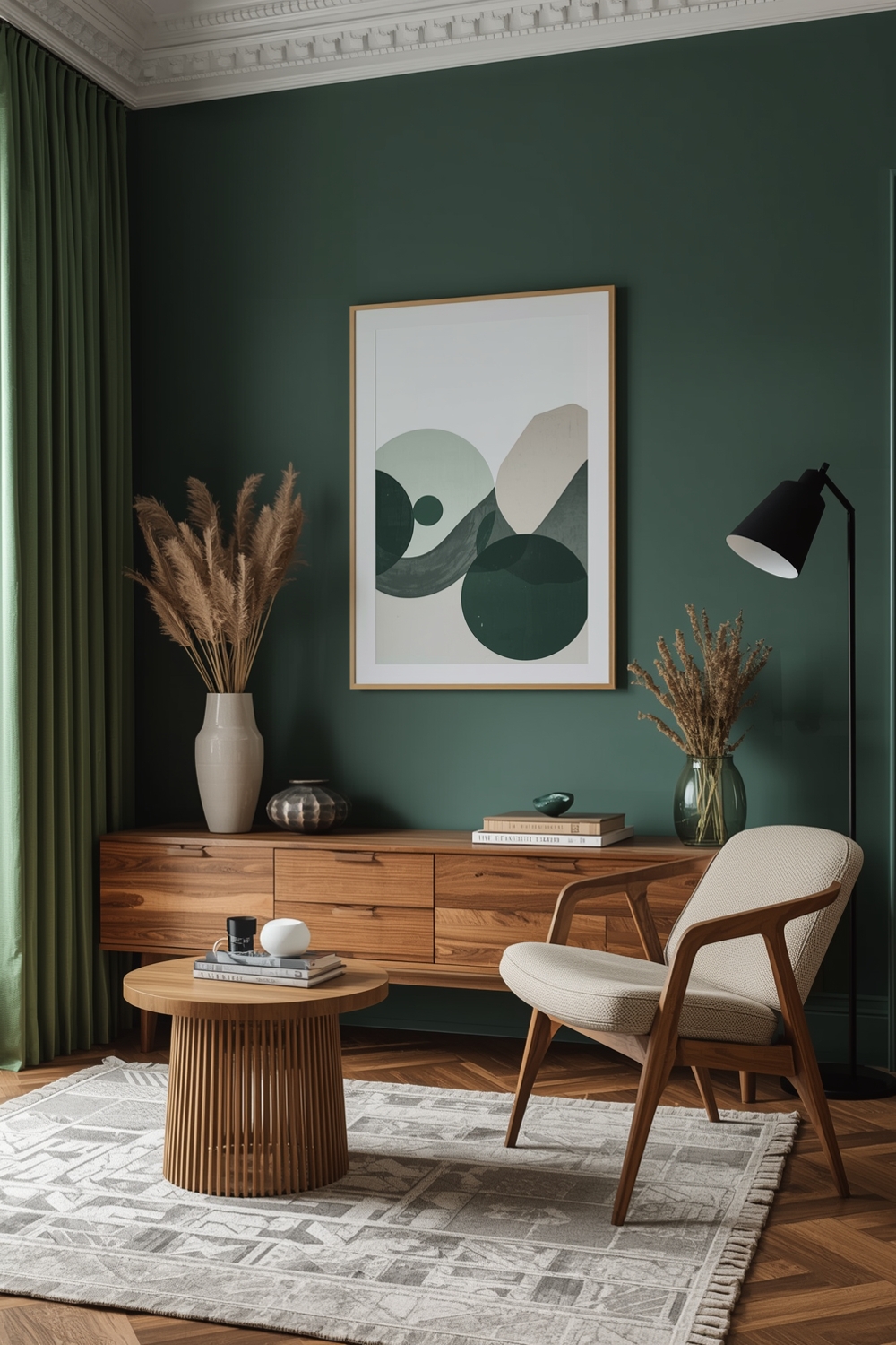 Mixing Wood and Green Hues