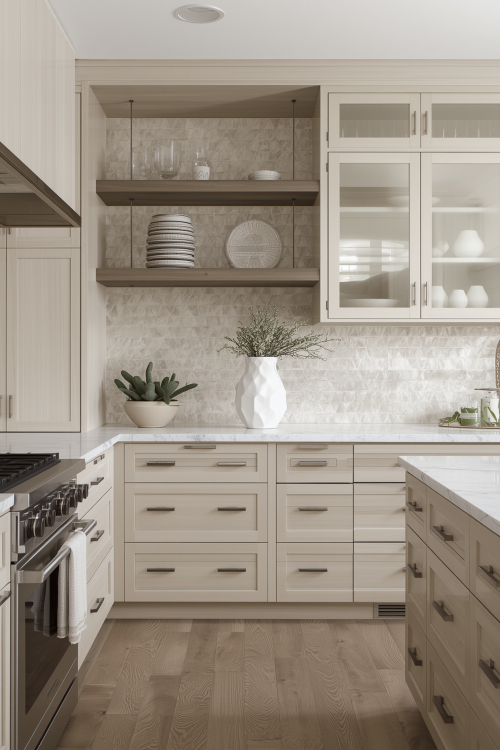 Modern Beige Cabinets That Feel Expensive