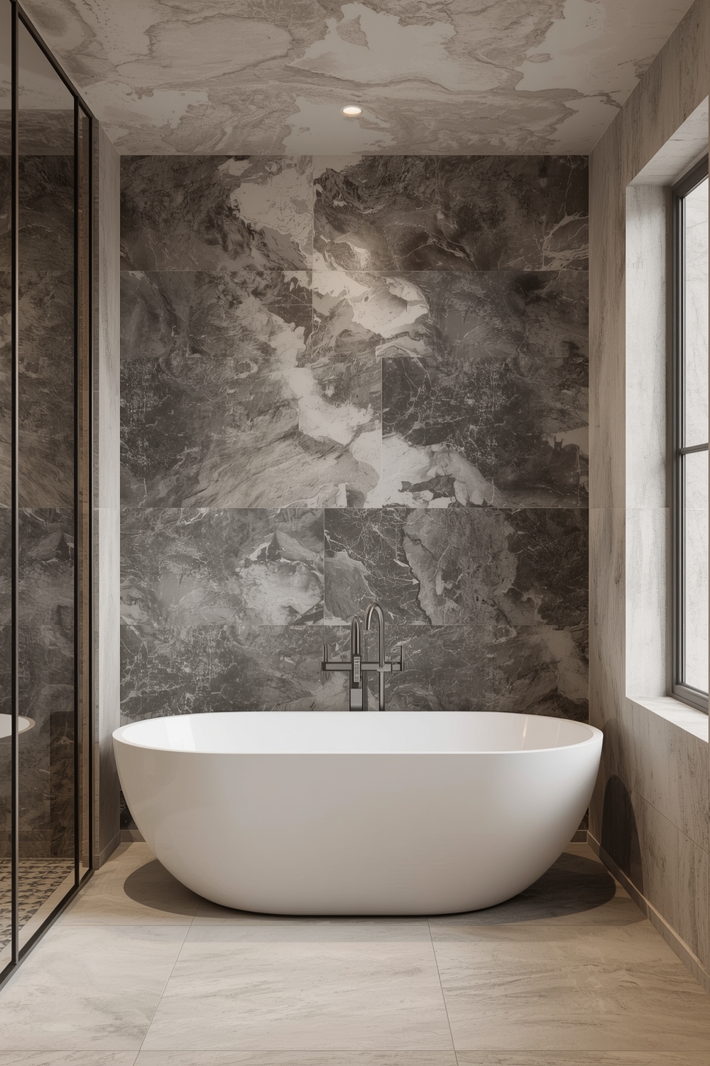 Natural Textures for Bathrooms