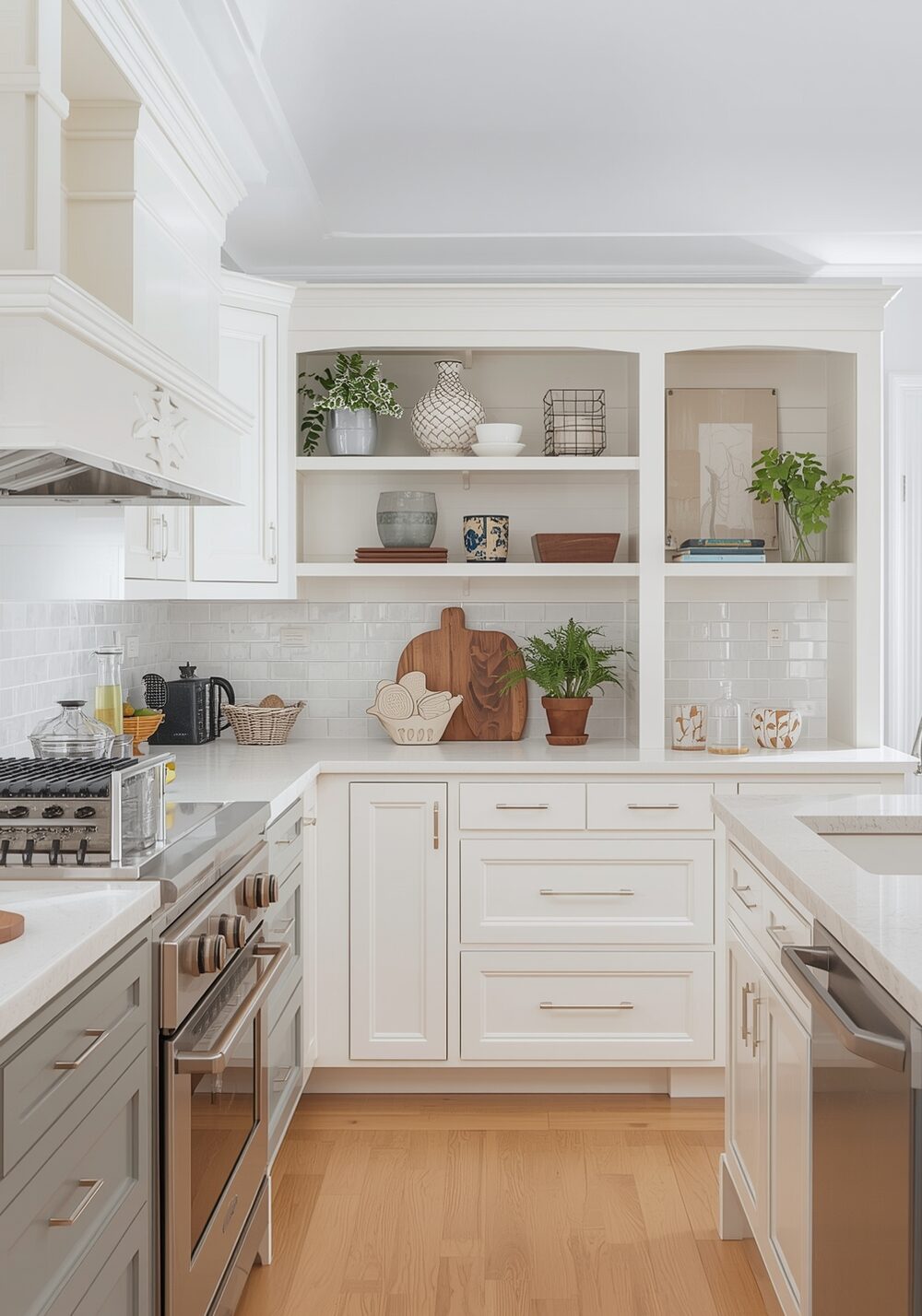 Neutral Palette Ideas with White Oak Cabinets