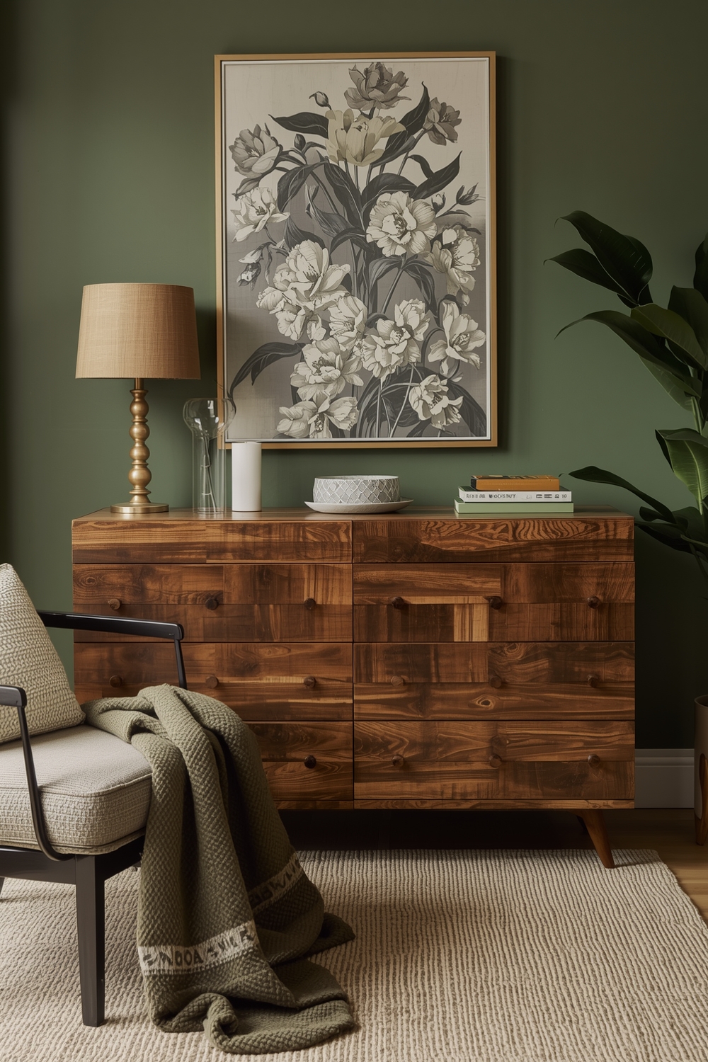 Olive Green Decor Combinations