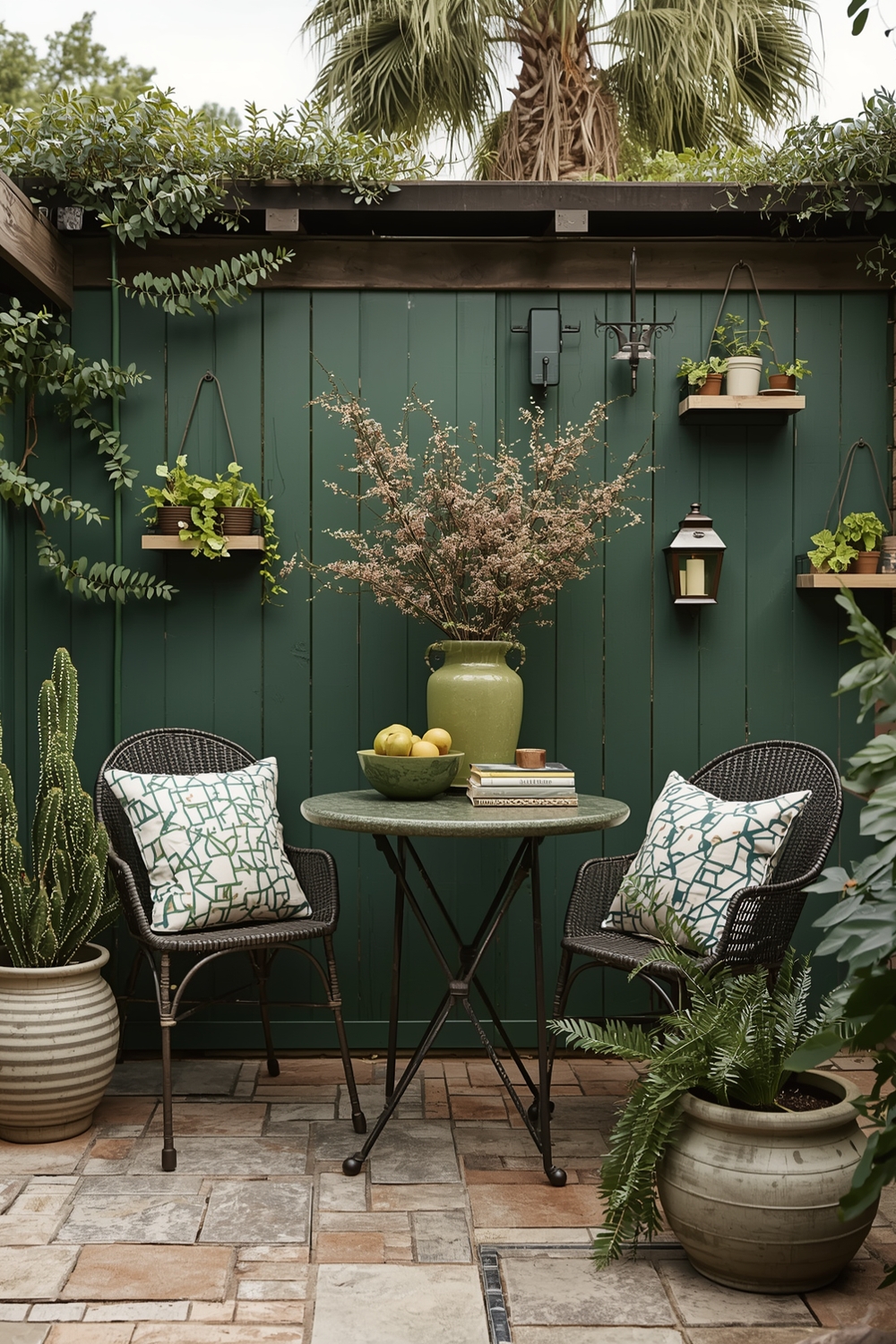 Olive Green Outdoor Decor