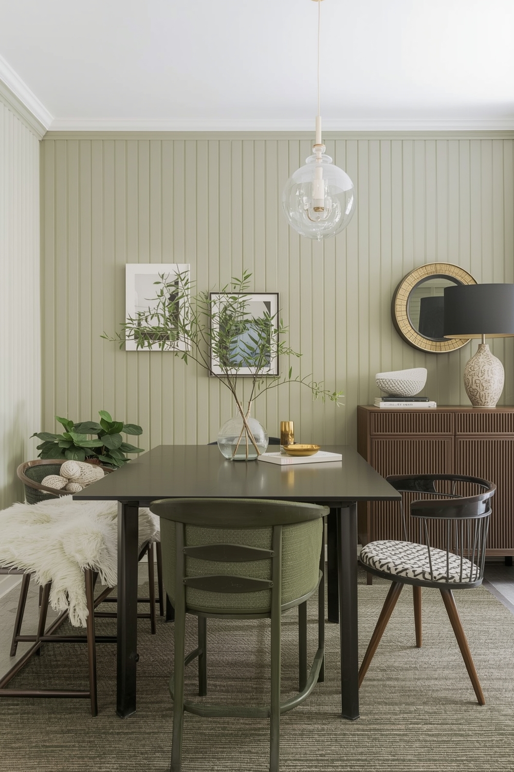 Olive Green Walls & Accessories