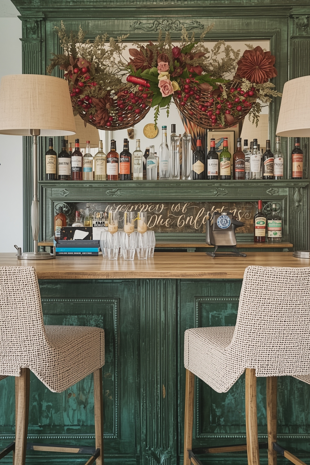 Seasonal Bar Decor Inspiration