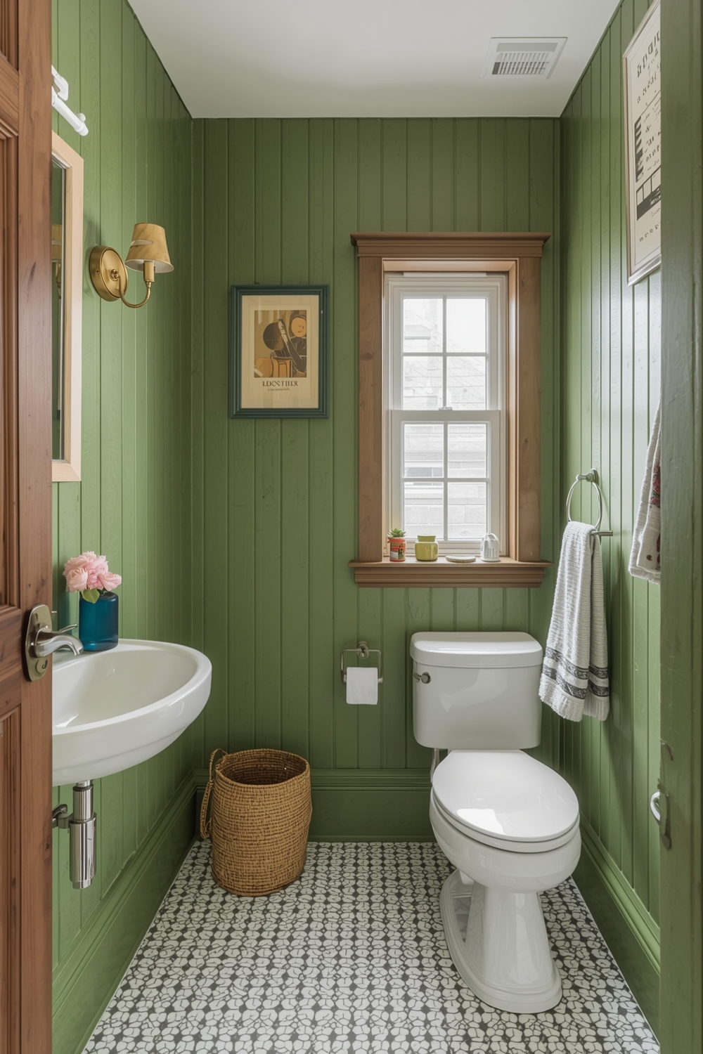 Small Green Bathroom Layout Tips