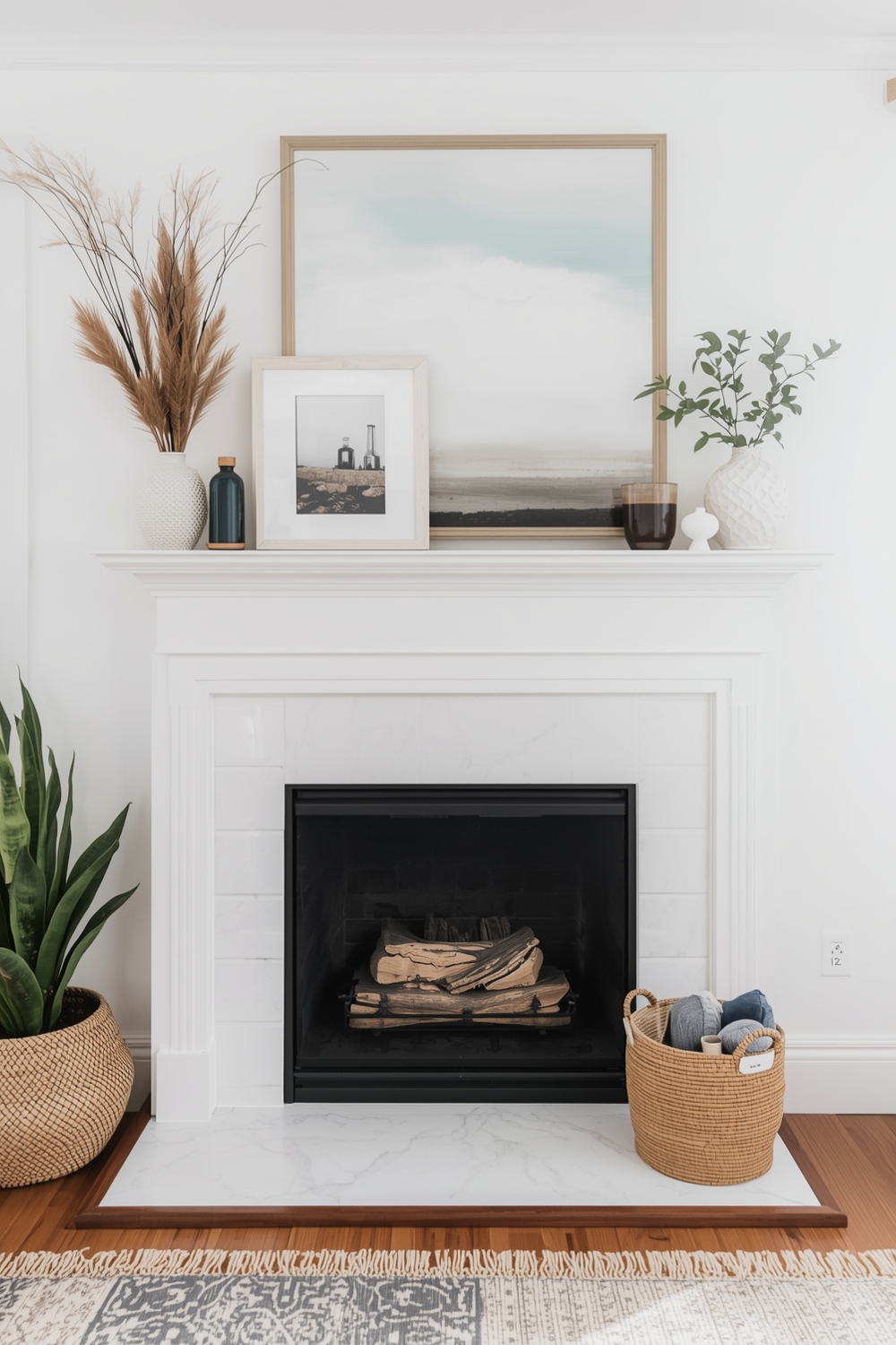 Small Space Fireplace Styling Tips