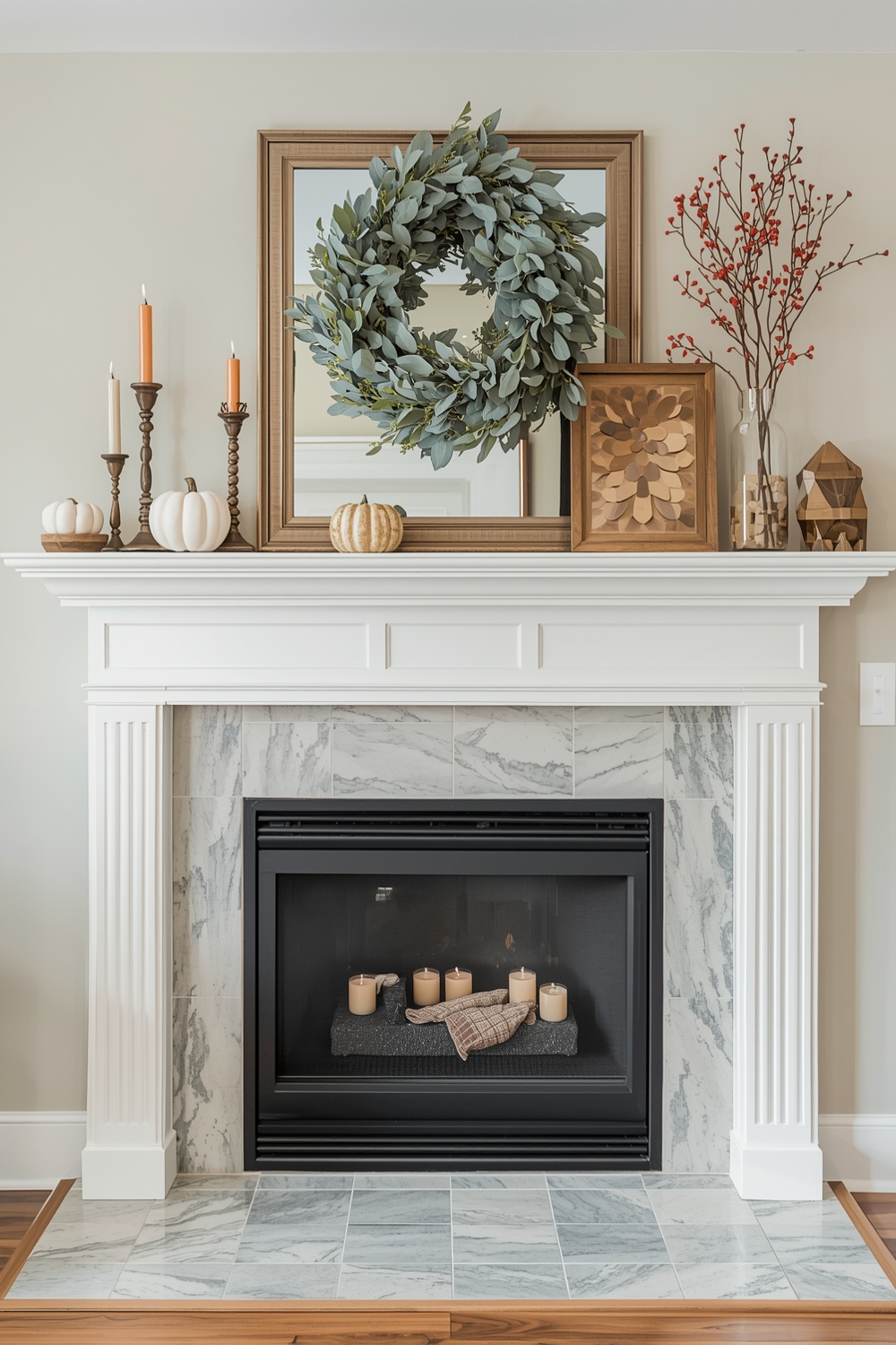 Stunning Fall Mantel Makeovers