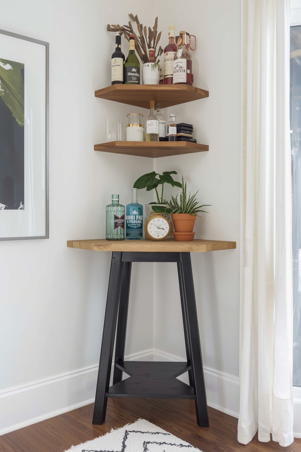 Styling Corner Bars in Living Spaces