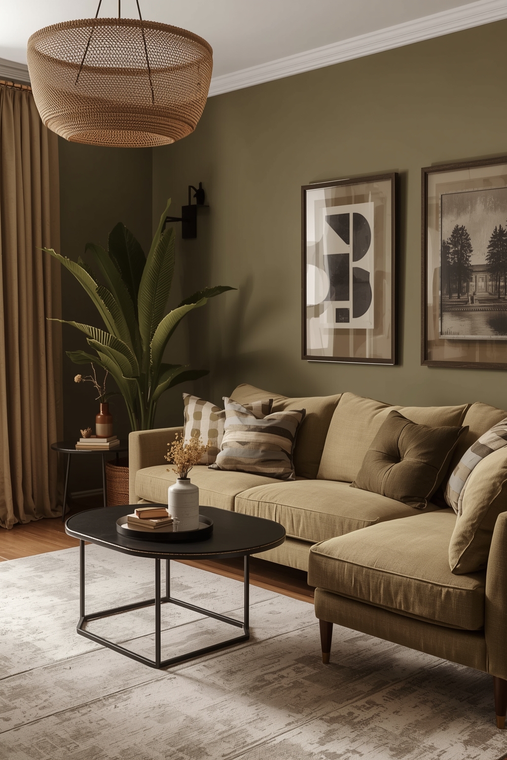 Styling Olive Green Rooms