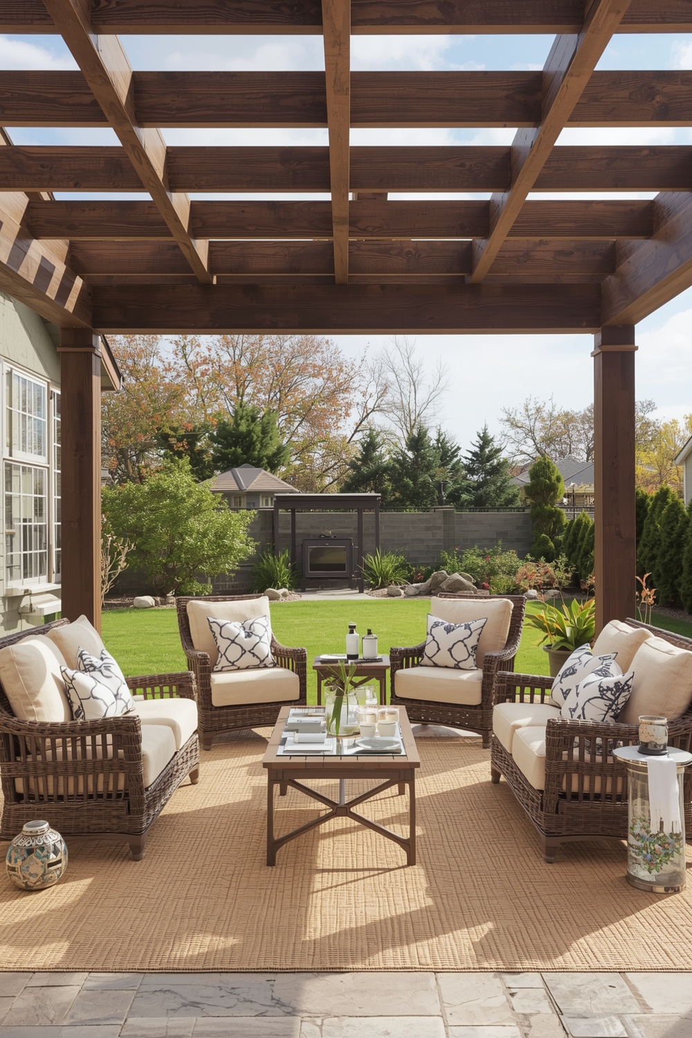 Styling Pergolas with Furniture & Decor
