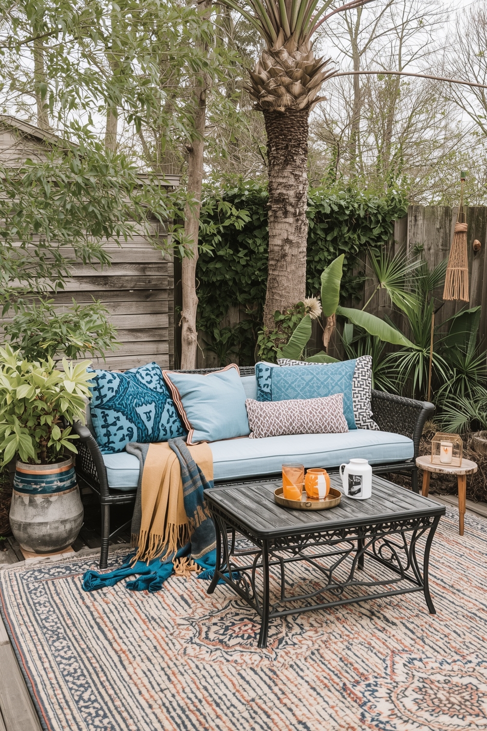 Styling With Outdoor Pillows & Throws