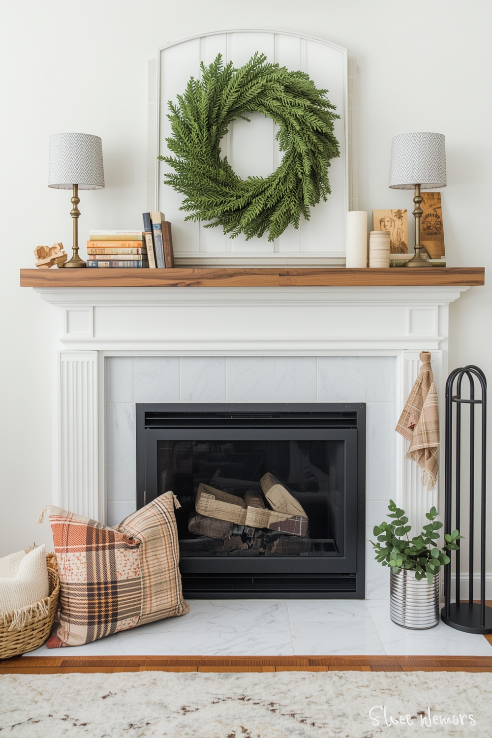 Styling Your Fireplace with Seasonal Accents